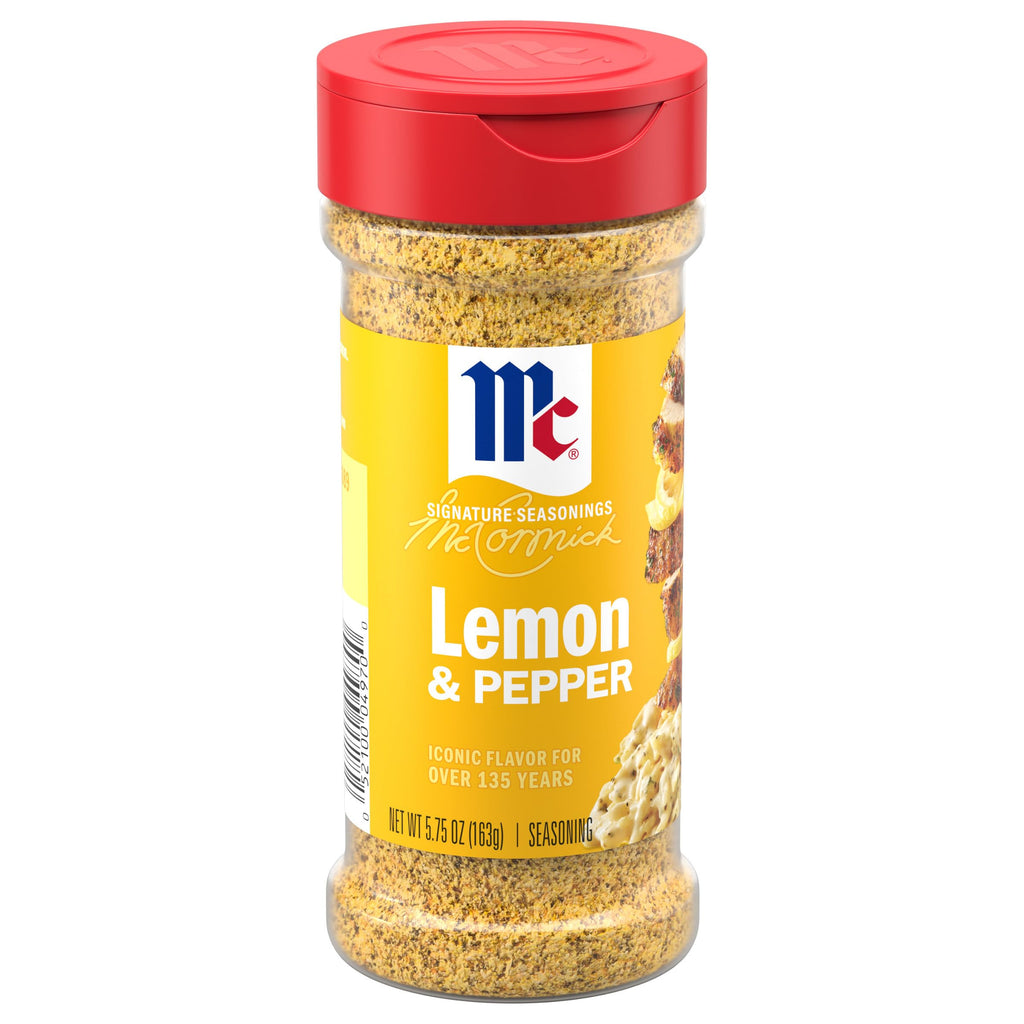 McCormick Perfect Pinch Lemon & Pepper Seasoning, 5.75 oz (Pack of 6)