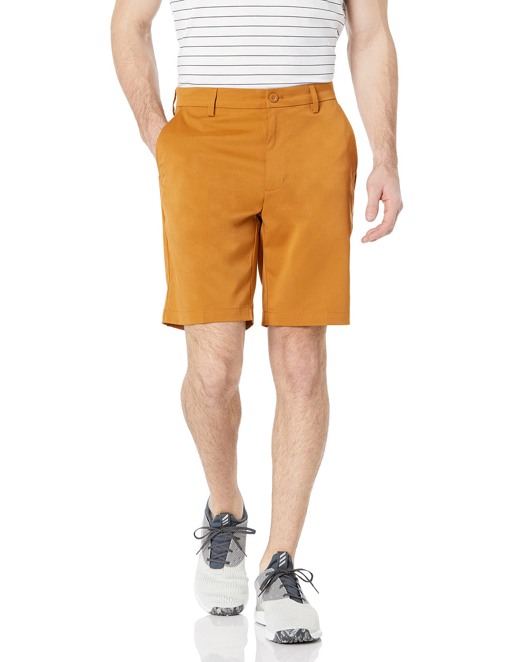 Amazon Essentials Men's Classic-Fit Stretch Golf Shorts with Moisture-Wicking, Active Waistband