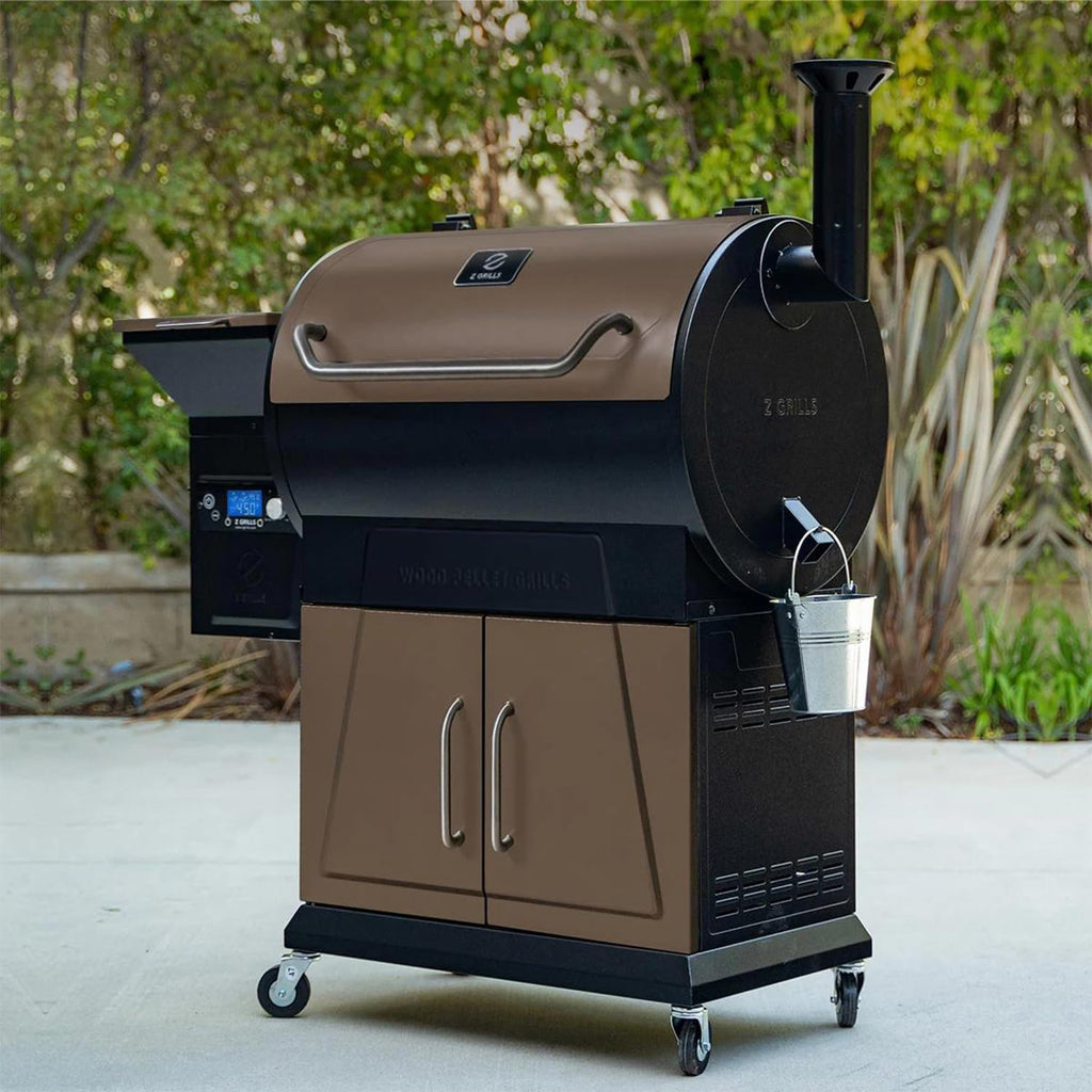 Z GRILLS ZPG-200APro Portable Tabletop Wood Pellet Grill and Smoker, Digital Control, 8 in 1 BBQ Grill for Outdoor Kitchen, Backyard, 202 Sq Inches of Cooking (Black)