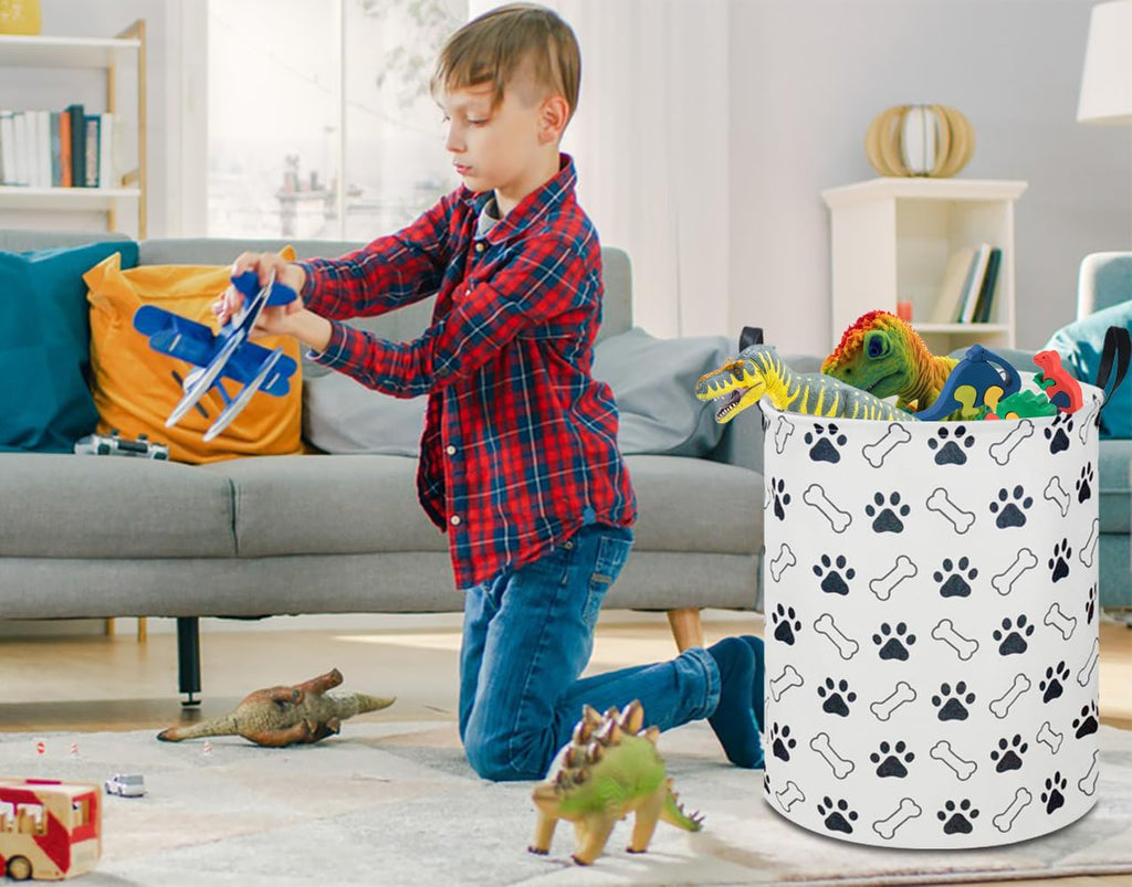 NTAOHAMPER Laundry Hamper, Laundry Basket, Waterproof Storage Bin for Bedroom, Clothes Organizer Basket, Books Box, Room Decor(Animal)