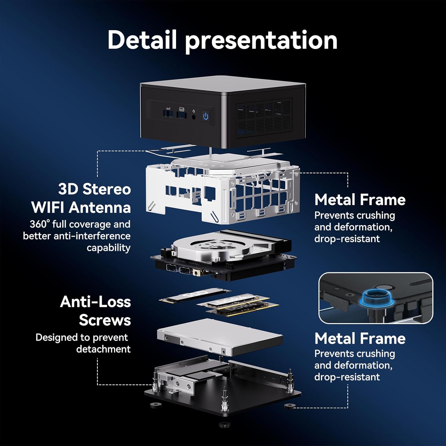 Intel NUC 13 PRO, for ASUS NUC 13 Pro NUC13ANHi5 Arena Canyon 16GB RAM 512GB SSD, Core i5-1340P, Win 11 Pro Mini Desktop Computer, 8K/4K UHD, Gigabit Ethernet/WiFi-6/VESA for Business/Office/Home