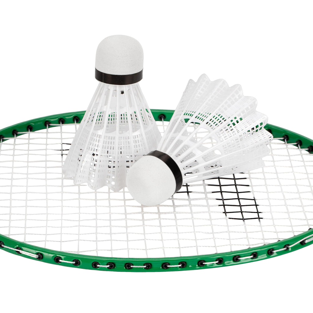 Franklin Sports Badminton Racket + Birdie Set - Replacement Badminton Equipment for Kids + Adults - 2 Player - 4 Player Badminton Racket Sets