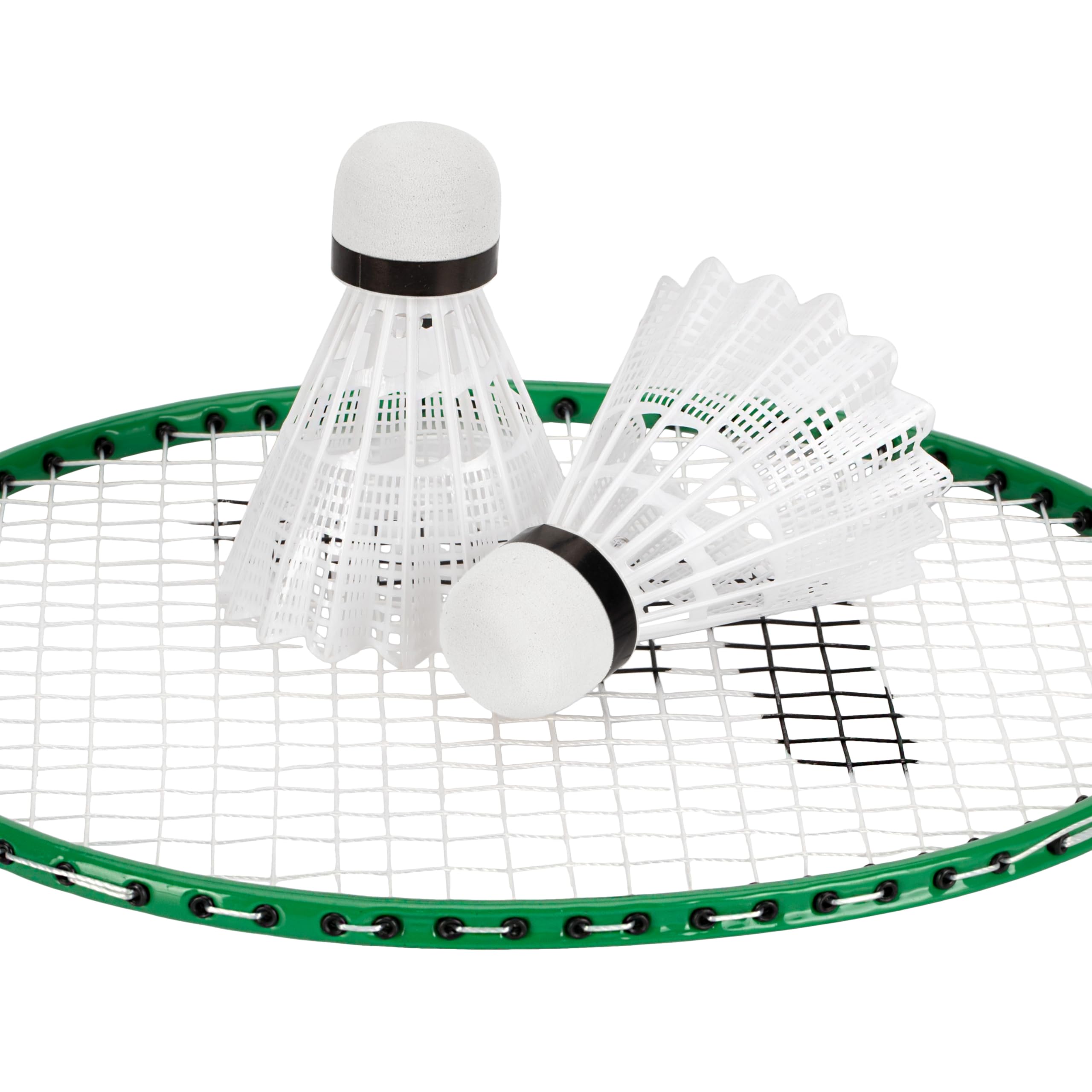 Franklin Sports Badminton Racket + Birdie Set - Replacement Badminton Equipment for Kids + Adults - 2 Player - 4 Player Badminton Racket Sets