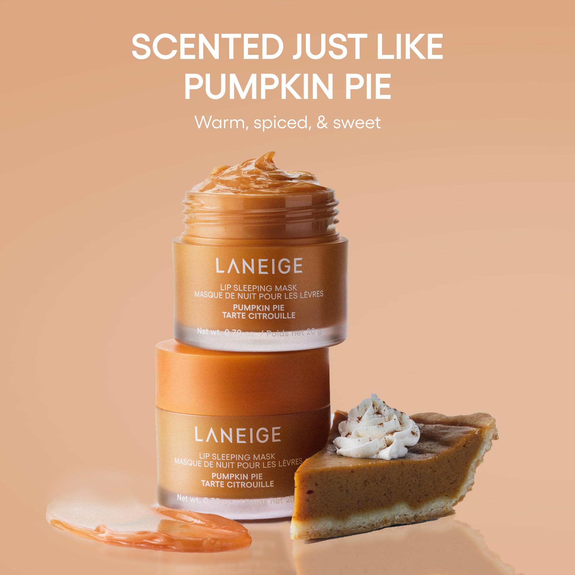 LANEIGE Lip Sleeping Mask: Nourish, Hydrate, Vitamin C, Murumuru & Shea Butter, Antioxidants, Flaky, Dry Lips