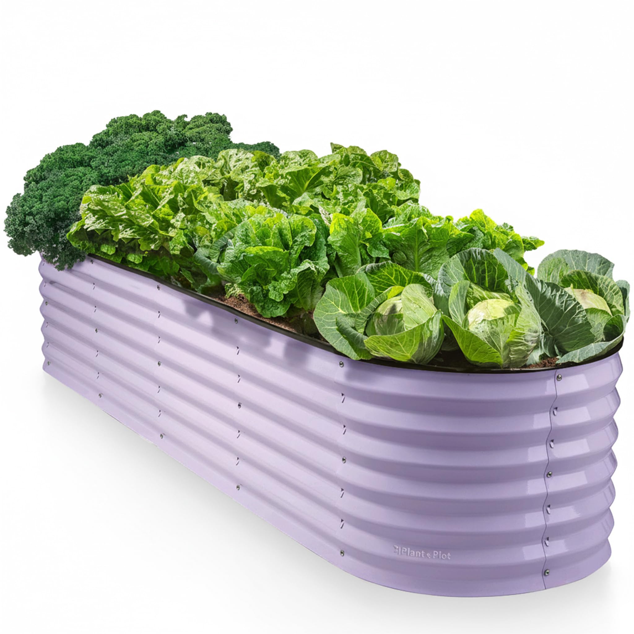9-in-1 Galvanized Steel Raised Garden Bed // 8×2×1.5 ft Modular Planter for Gardening, Vegetables, Flowers // 18" Tall Metal Raised Garden Beds Outdoor (Dark Green) // Patented Design Planter Box