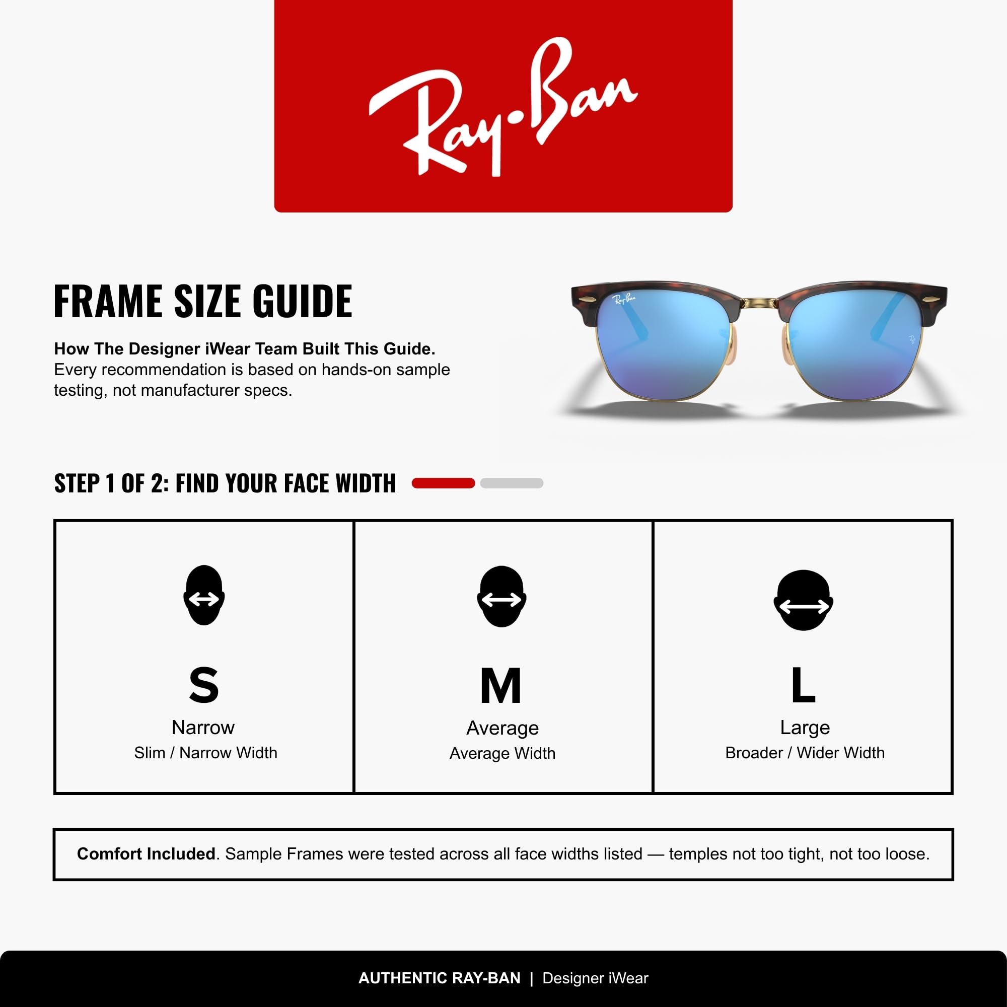 Ray-Ban RB3016 Clubmaster Classic Square Sunglasses for Men for Women