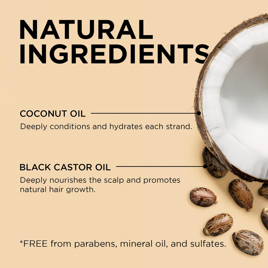 African Pride Black Castor Miracle Extra Hold Braid, Loc, Twist Gel - Extreme Hold Braiding Hair Gel, Edge Control & Tames Frizz, No Flake | Natural Ingredients, Coconut Oil | 8oz