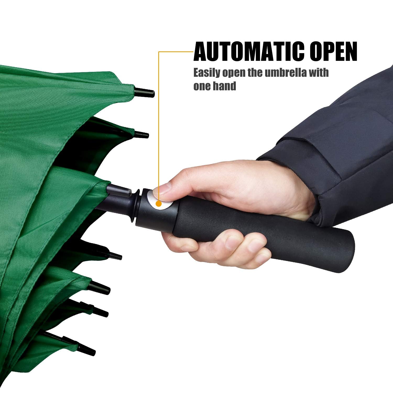 ACEIken Golf Umbrella Large 58/62/68 Inch Automatic Open Golf Umbrella Extra Large Oversize Double Canopy Vented Umbrella Windproof Waterproof for Men and Women