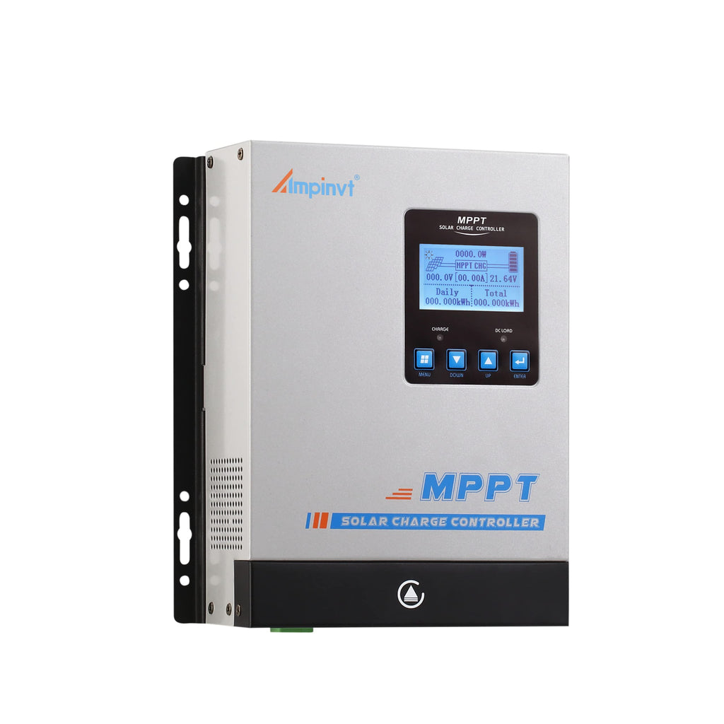 Ampinvt 40A MPPT Solar Charge Controller 12V 24V 36V 48V Auto, PV 150V Max Input Solar Panel Regulator 40amp for AGM Sealed Gel Flooded Lithium Battery