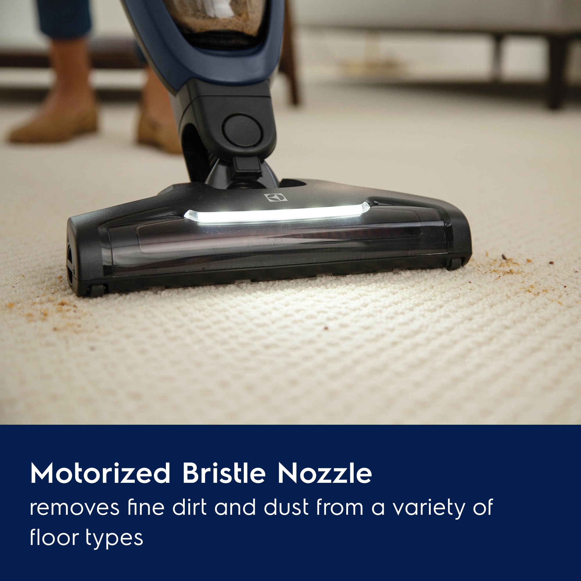 Electrolux WellQ7 Hard Floor Cordless 2-in-1 Vacuum with PowerPro Roller for Hard Surfaces, 50-Minute Run Time, 2 Power Modes, Soft Sand