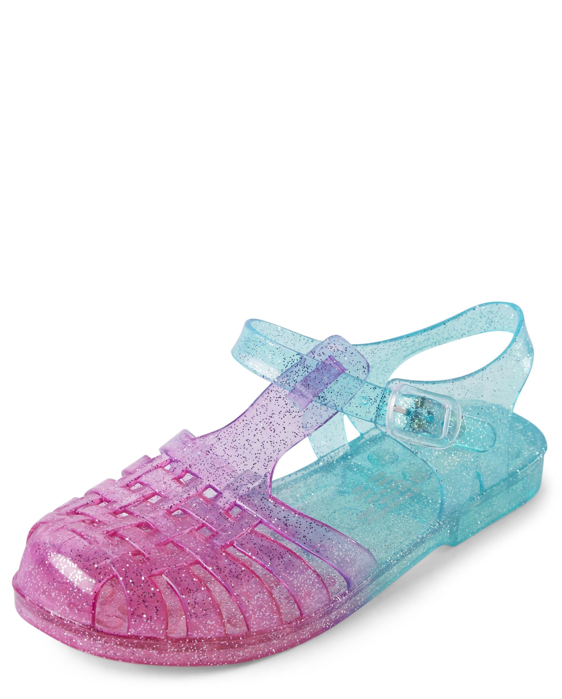 The Children's Place Girls' Girls Jelly Fisherman Sandals