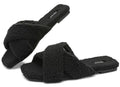 UBFEN Womens Mens Slippers Memory Foam Comfort Fuzzy Plush Lining Slip On House Shoes