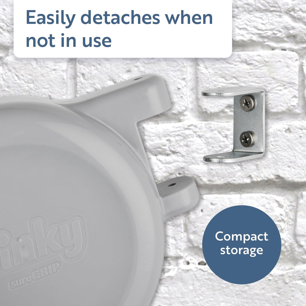Minky Homecare Outdoor Retractable Dual Clothesline - Heavy Duty PVC Coated Line - Energy and Space Saving Removable Laundry Drying Line - 2 x 49 Feet