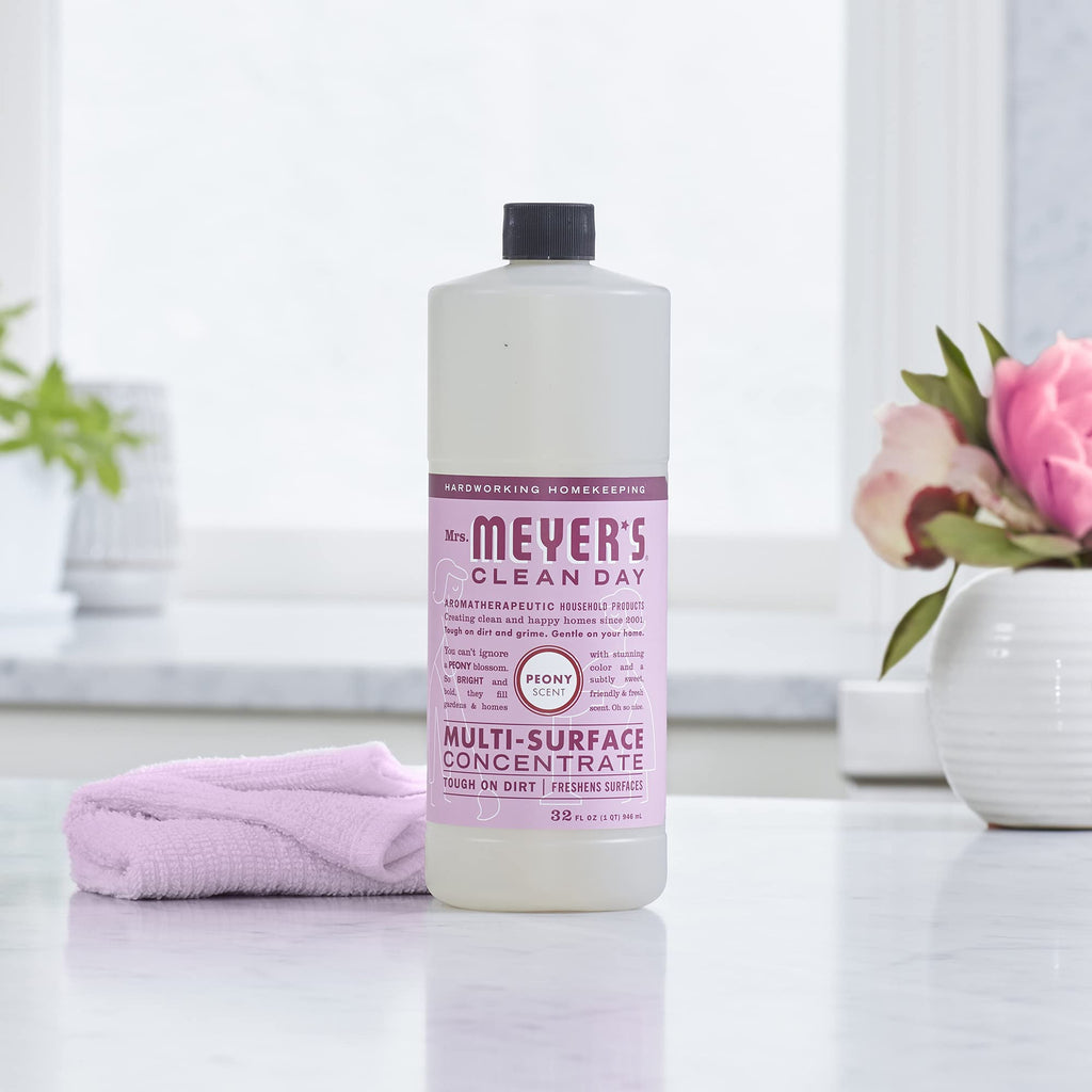 MRS. MEYER'S CLEAN DAY Multi-Surface Cleaner Concentrate, Use to Clean Floors, Tile, Counters, Lavender, 32 fl. oz