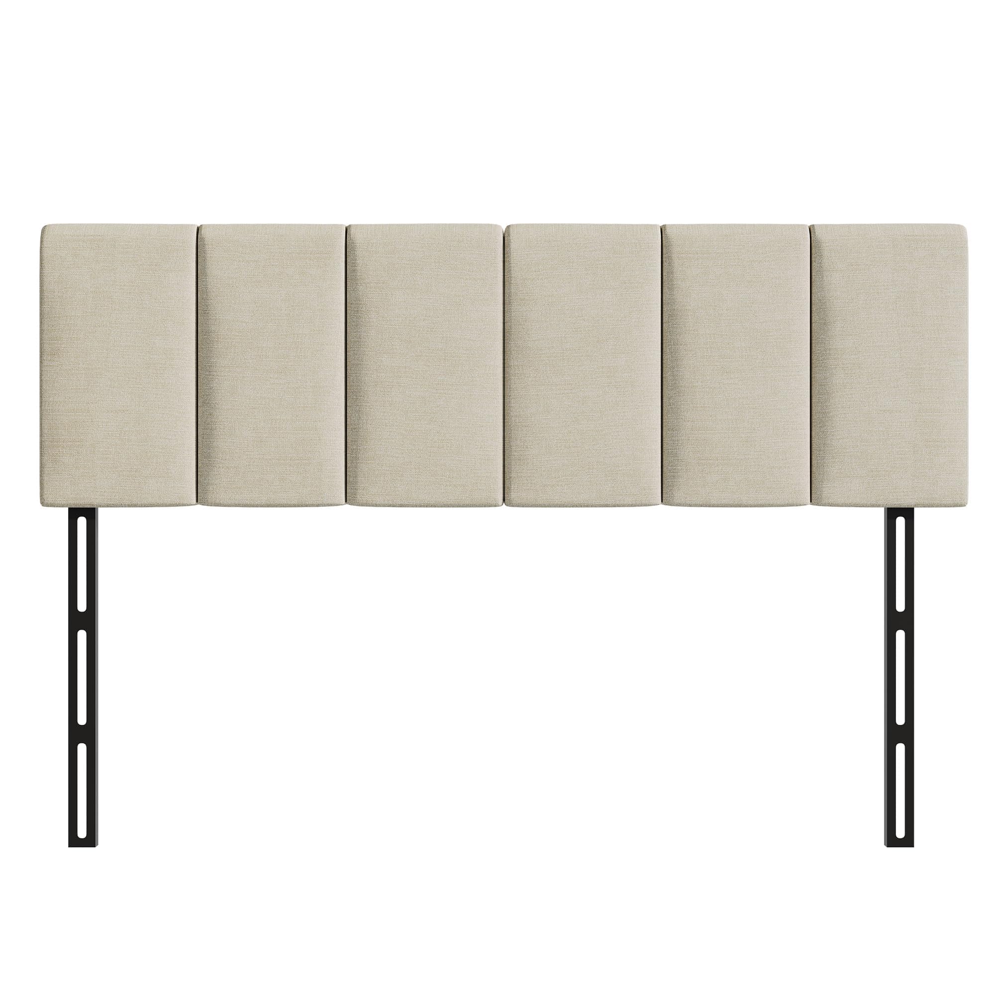HAOBO Home Upholstered Headboards Foldable Queen/Full Linen Panels with Height Adjustments