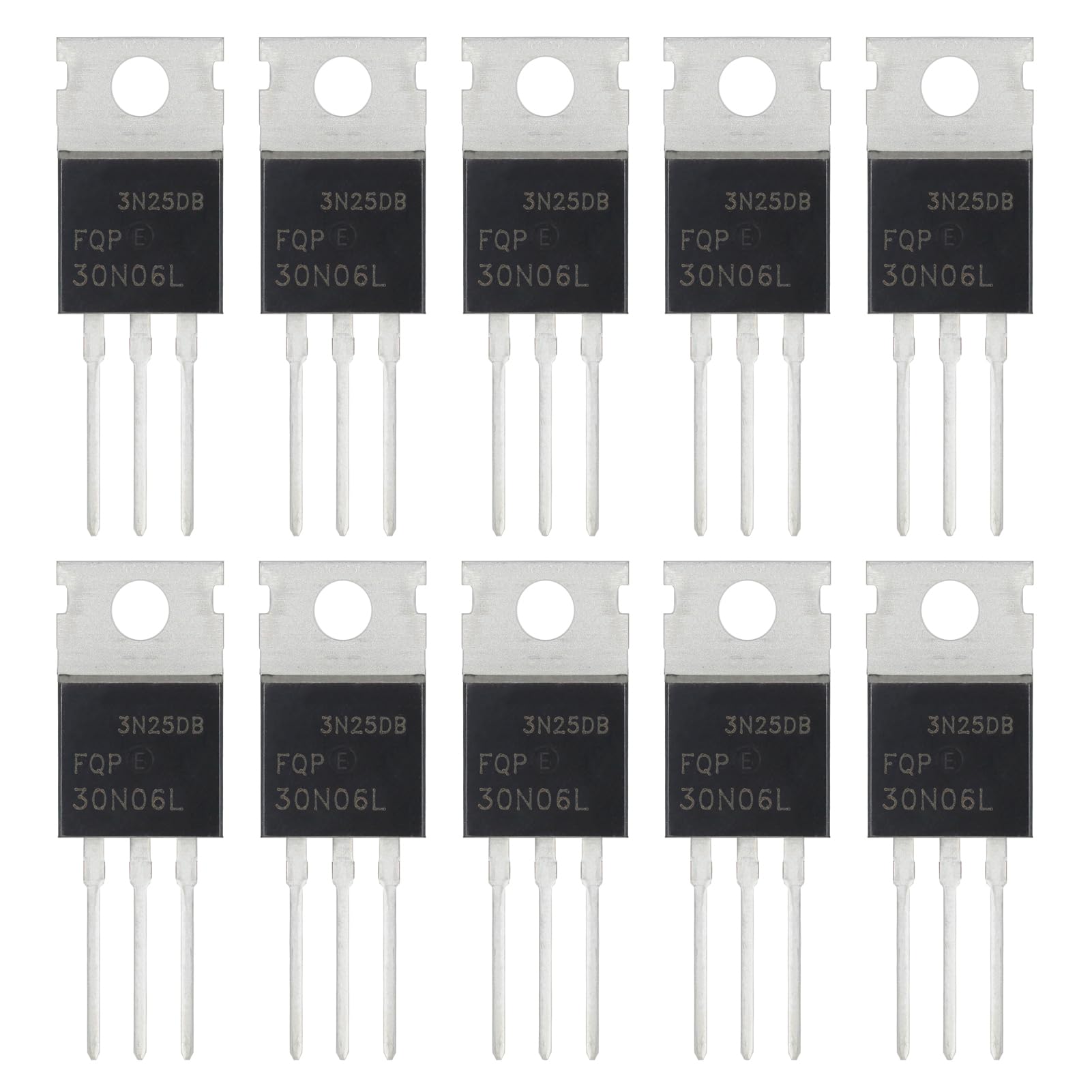 2N2222 2N2222A Amplifier Transistors NPN Silicon Transistor TO-92 60V 800mA (Pack of 200pcs)