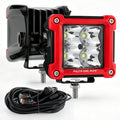 Auxbeam FA Series 3 Inch LED Cubes with DRL 2 Modes Spot Beam Offroad Lights 20W Driving Spotlights A-Pillar Ditch Lights for 4x4 Truck Car ATV Motorcycle, Pair