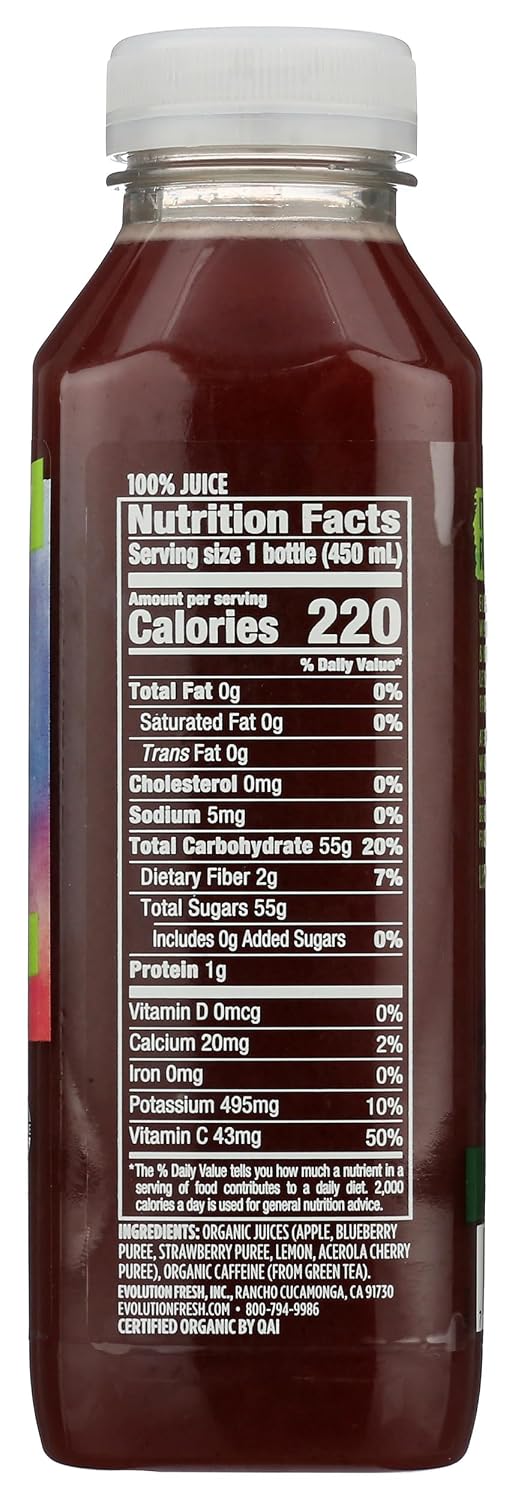 Evolution Fresh, Juice Super Berry Energizer Organic, 15.2 Fl Oz