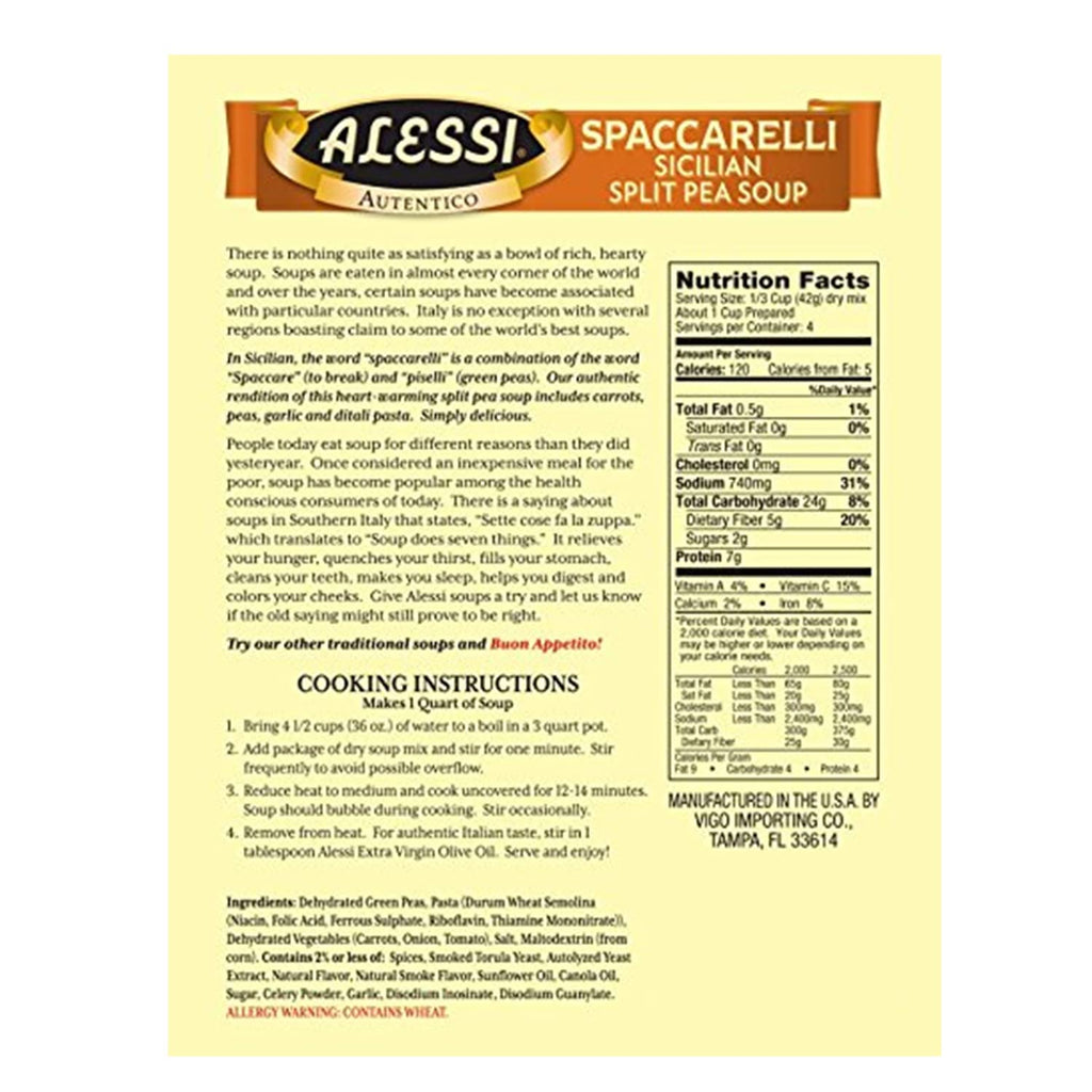 Alessi Autentico Premium Soups, Traditional Flavors, 6oz (Chicken Noodle, Pack of 6)