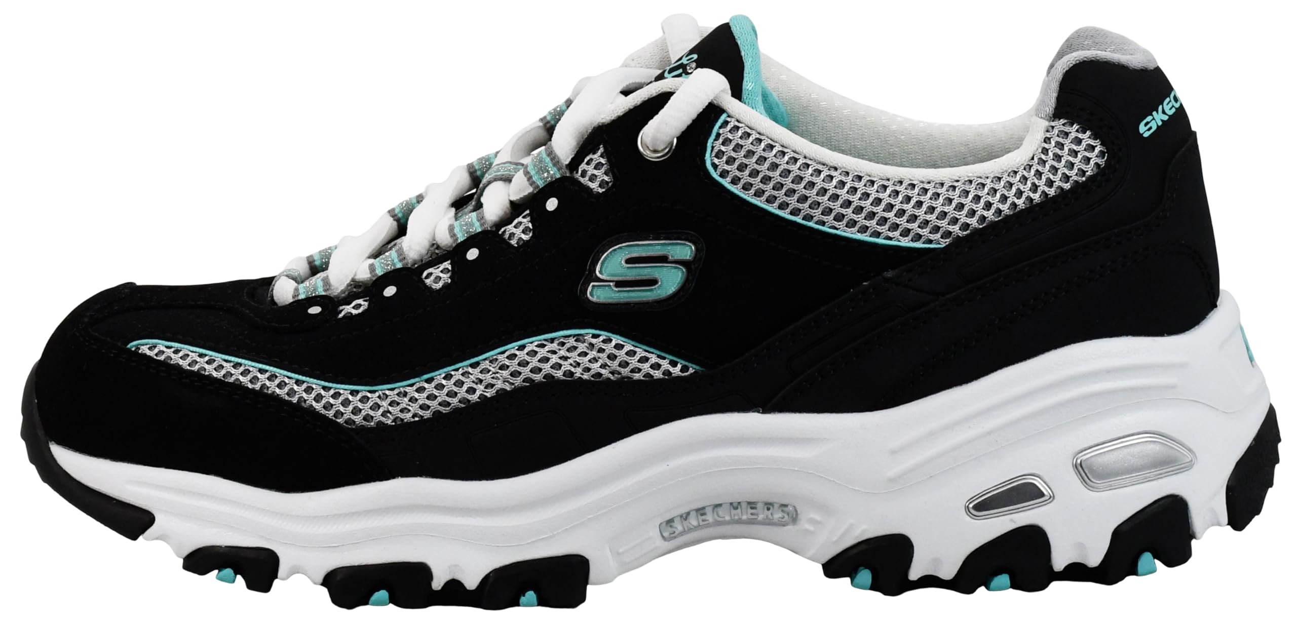 Skechers Women's D'lites Life Saver Memory Foam Lace-up Sneakers