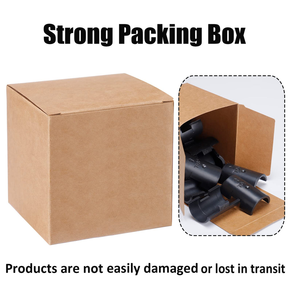 8 Wire Shelving Shelf Lock Clips for 1" Post - 4 Pairs of Shelving Sleeves Replacements for Wire Shelving System Plastic Accessories Parts