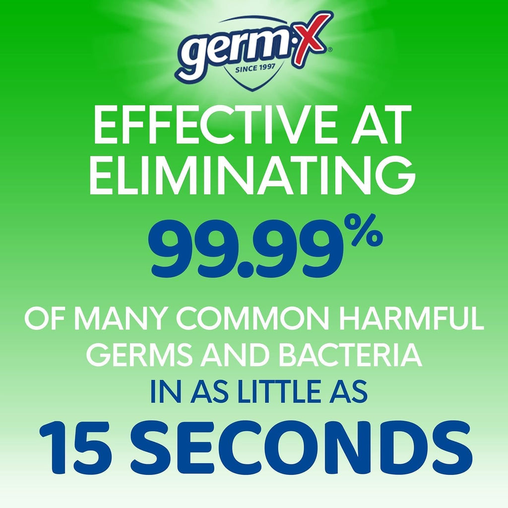 Germ-X Original Hand Sanitizer, 2 Fl Oz (Pack of 24), Less Drying Moisturizing Gel with Aloe and Vitamin E, No Rinse Formula, Bulk Mini Travel Size for On-The-Go