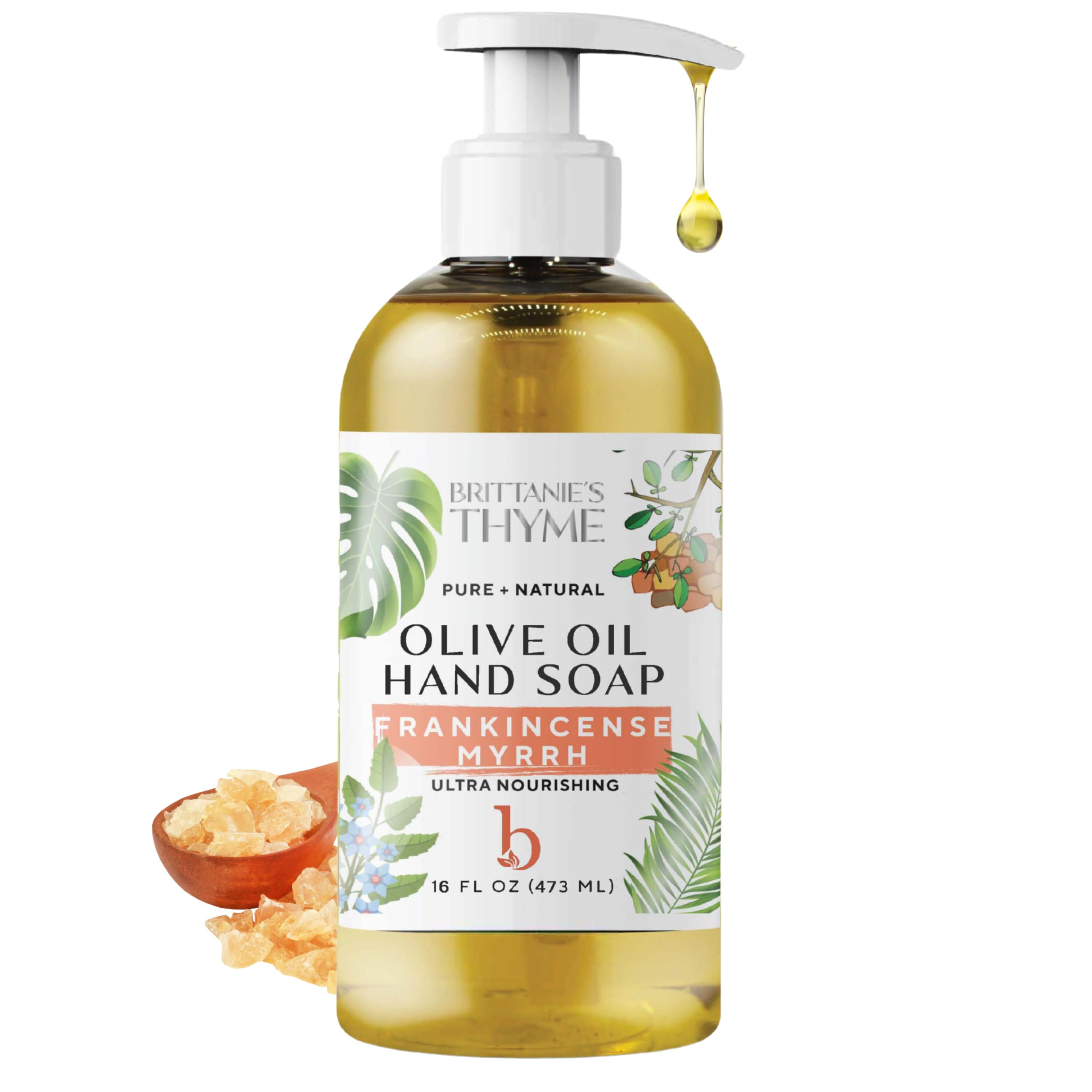 Brittanie’s Pure Castile Liquid Soap Refill, Bergamot Lime, 12 Ounce | Dish Soap, Hair & Body, Home, Gentle and Pure, Made with Natural Luxurious Oils, Vegan & Gluten Free Non-GMO