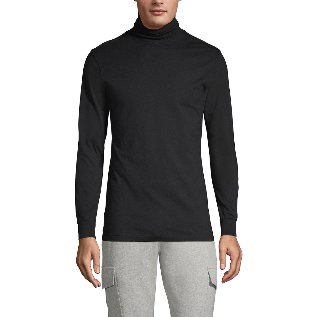 Lands' End Men's Super-T Cotton-Blend Turtleneck Shirt
