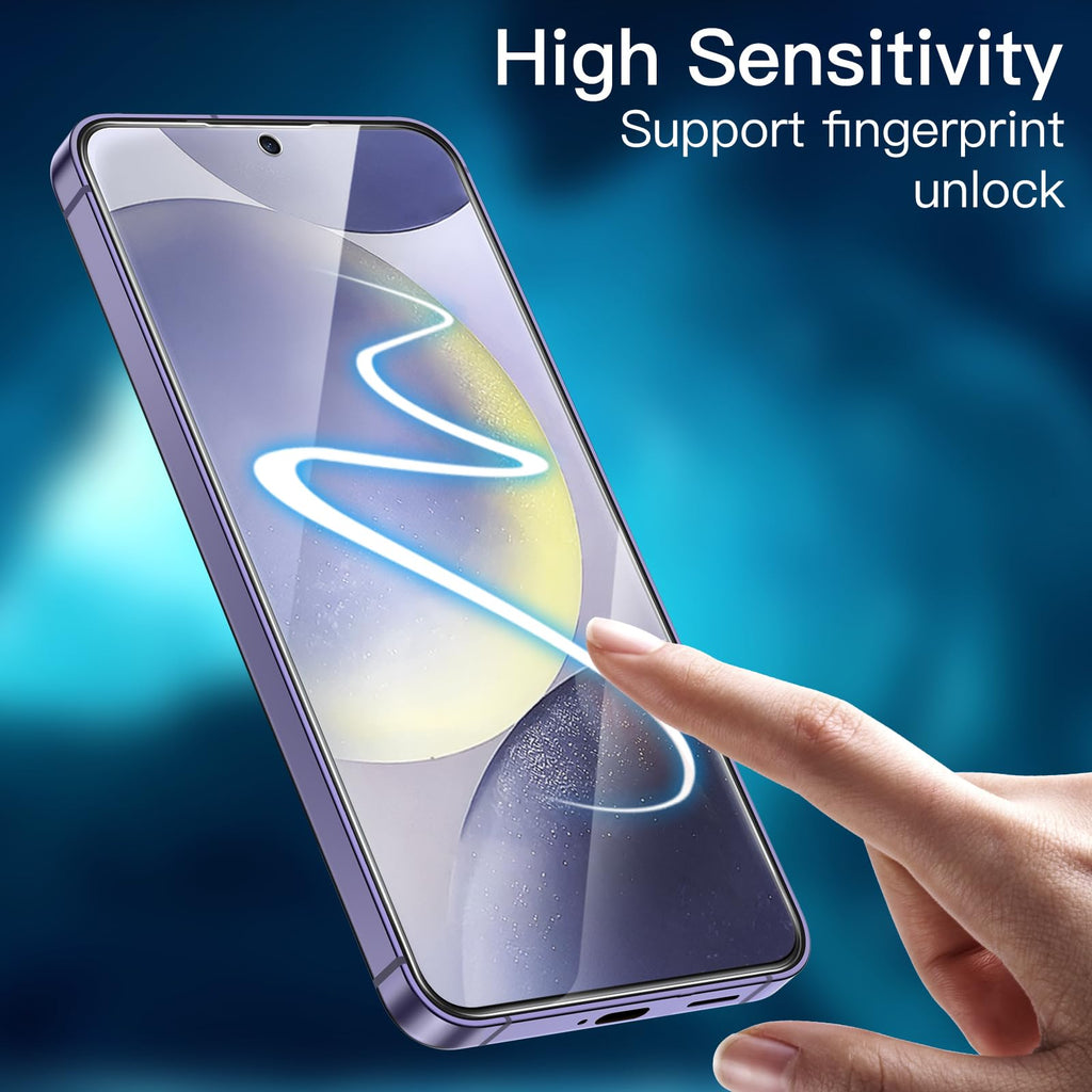 JETech Screen Protector for Samsung Galaxy S20 FE 6.5-Inch with Camera Lens Protector, Tempered Glass Film, Fingerprint ID Compatible, HD Clear, 2-Pack Each