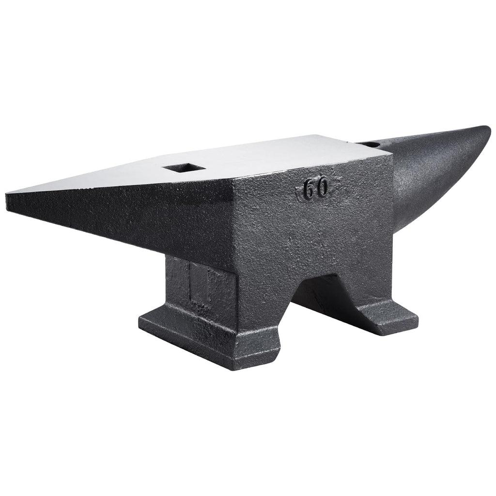 VEVOR Single Horn Anvil, 9 Lbs Cast Steel Anvil, High Hardness Rugged Round Horn Anvil Blacksmith, Compact Design and Stable Base, Forge Tools and Equipment, Metalsmith Tool for Bending and Shaping