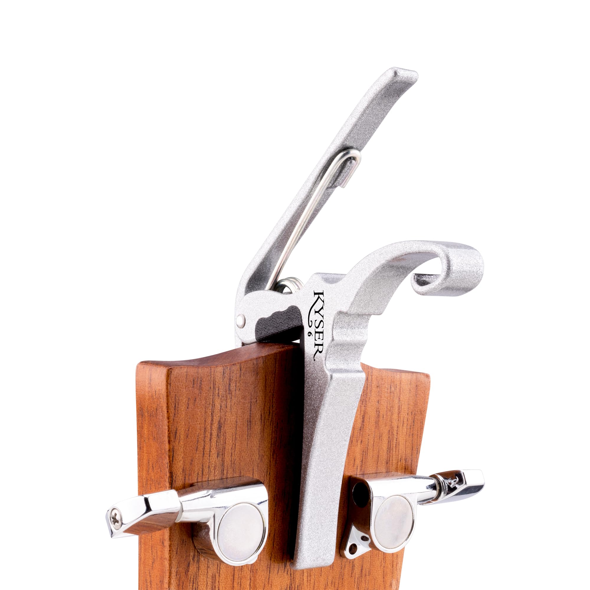Kyser Musical Products Quick-Change Guitar Capo, KG6ABA, Abalone - For 6-String Acoustic Guitars, Made in USA, Quality, Strong, Lightweight, Quick & Easy Key Changes, Innovative, Perfect Fit