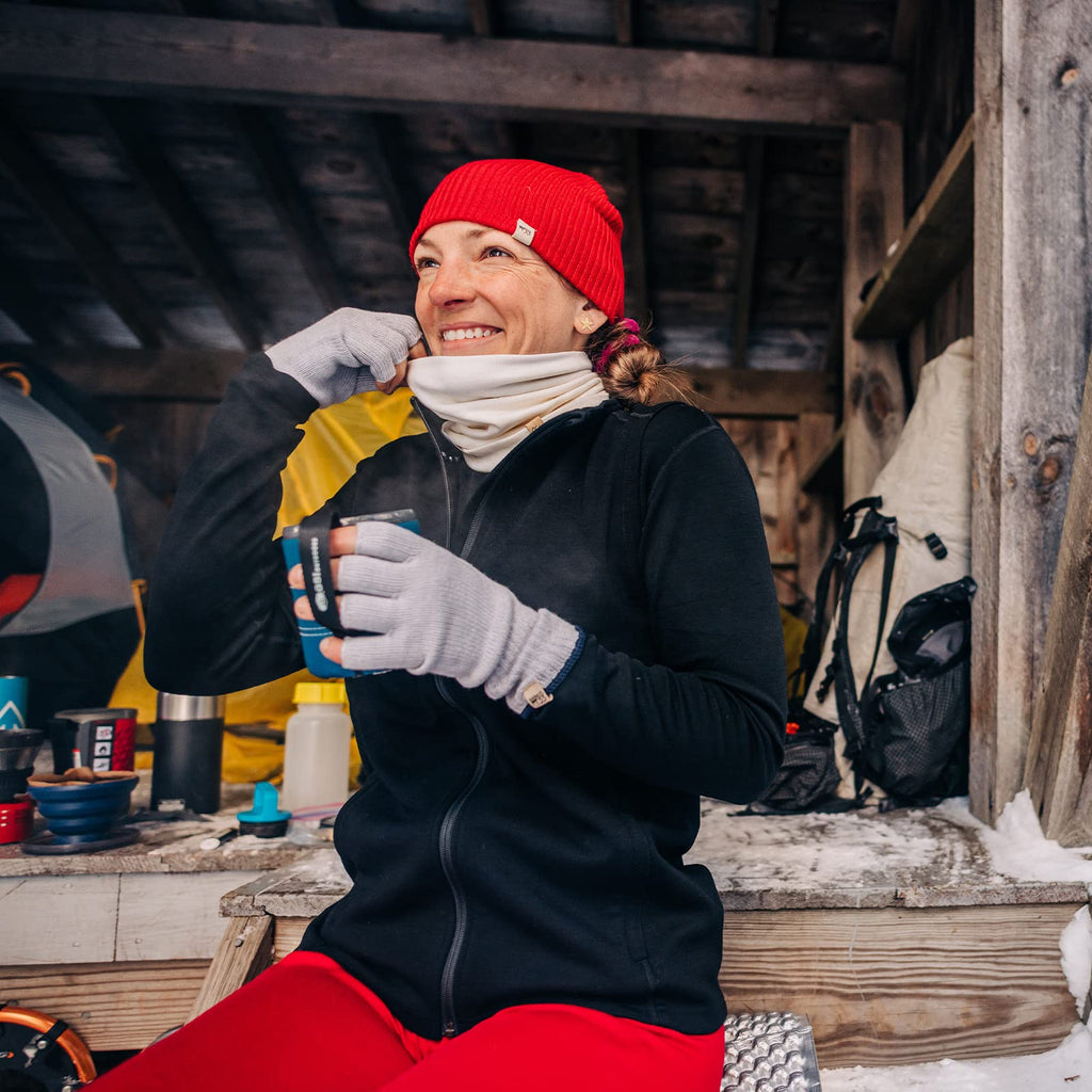 100% Merino Wool - Midweight Neck Gaiter - Skiing Neck Warmer - Winter Face Mask - Multipurpose Headwear