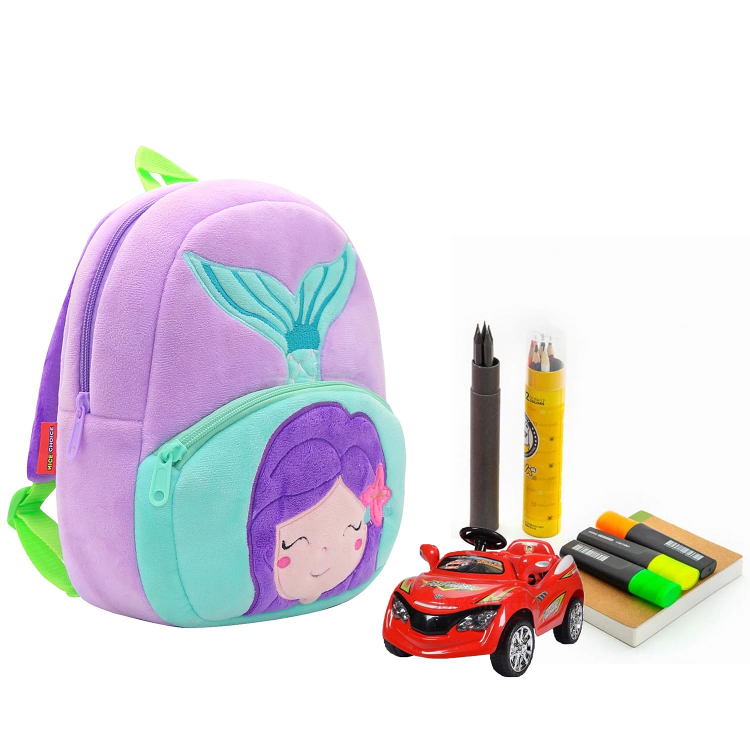 NICE CHOICE Cute Toddler Backpack Toddler Bag Plush Animal Cartoon Mini Travel Bag for Baby Girl Boy 2-6 Years(BB Unicorn)