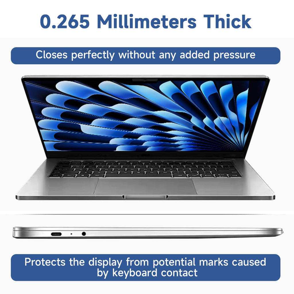 Paquete de 2 protectores de pantalla compatibles con MacBook Pro de 13 pulgadas (2016-2022 / M1, M2) y MacBook Air de 13 pulgadas (2018-2021 / M1), protector de pantalla antirreflejos, protector de