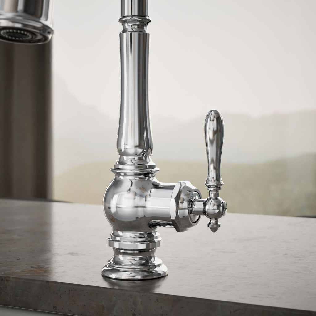 KOHLER 99270-BL Artifacts Wall-Mount Pot Filler, Pot Filler Faucet, Black Pot Filler, Kitchen Sink Pot Filler Faucets, Matte Black