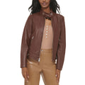 LEVI'S womens Faux Leather Motocross Racer Jacket (Standard and Plus)