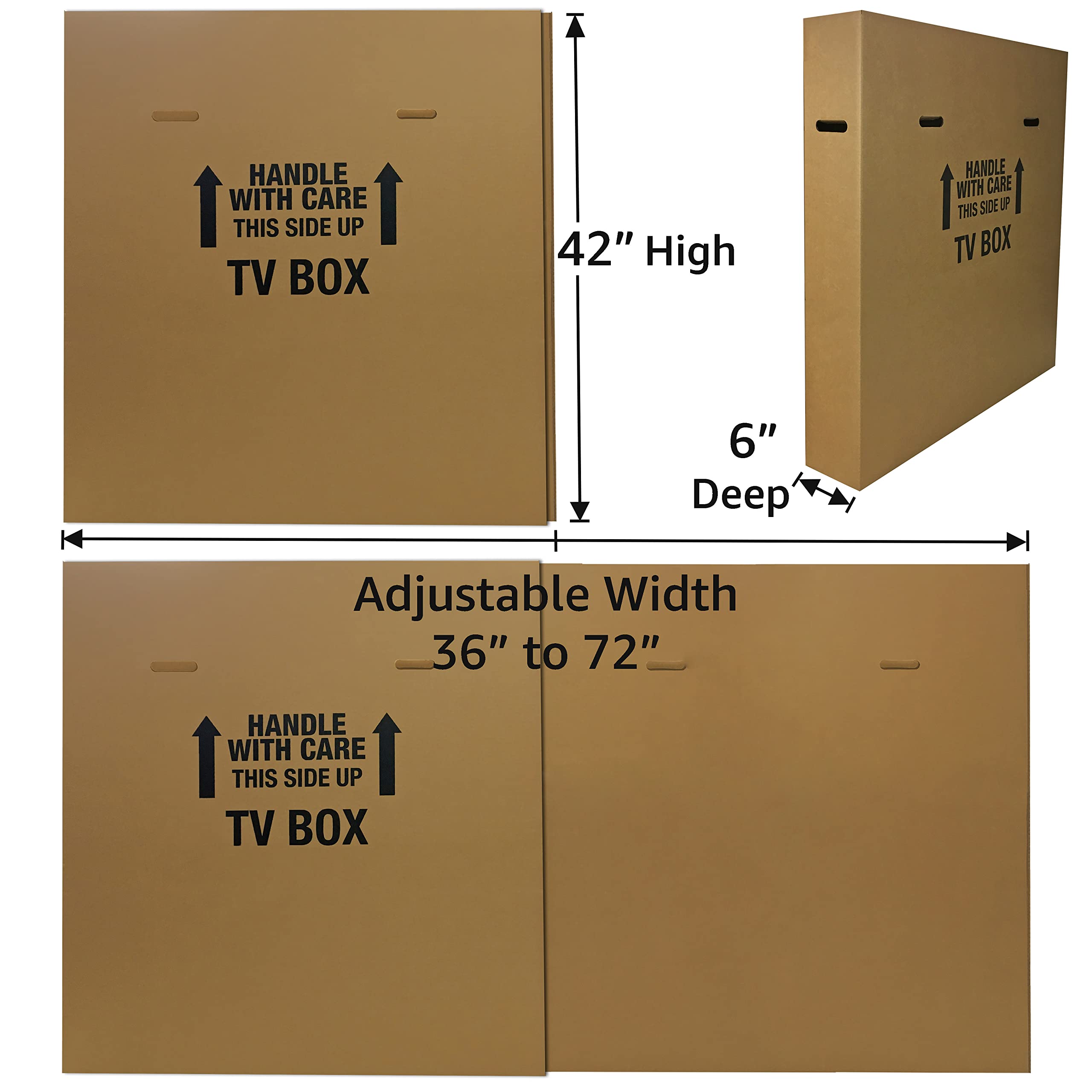 uBoxes TV Moving Box (TV Moving Box - 1 Pack)
