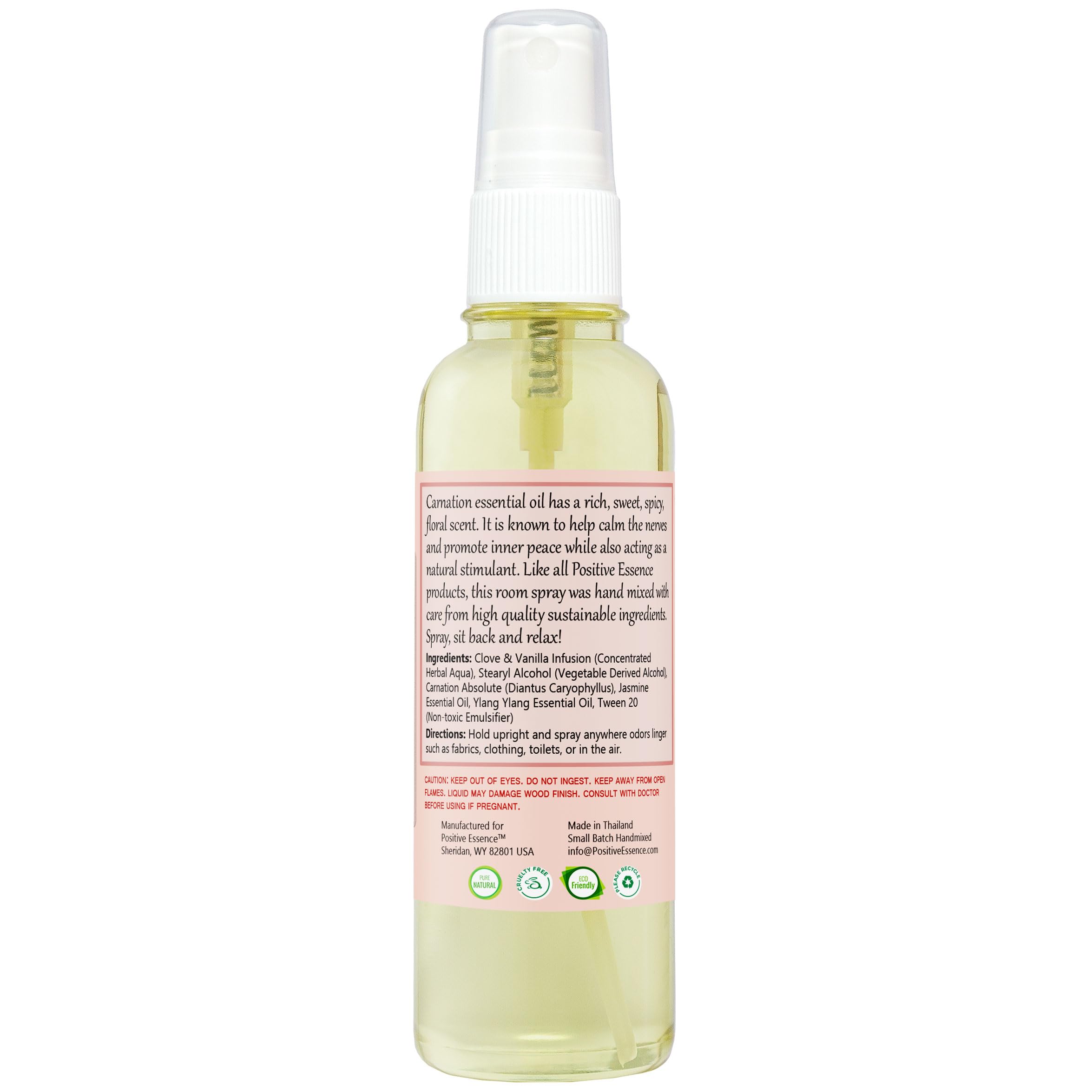 Linen and Room Spray Gift Set, (Lavender, Lemongrass, Rose, & Peppermint), Natural Air Freshener Made with Pure Essential Oils & Minimal Ingredients, Perfect Bathroom Spray or Room Mist, 4-Pack