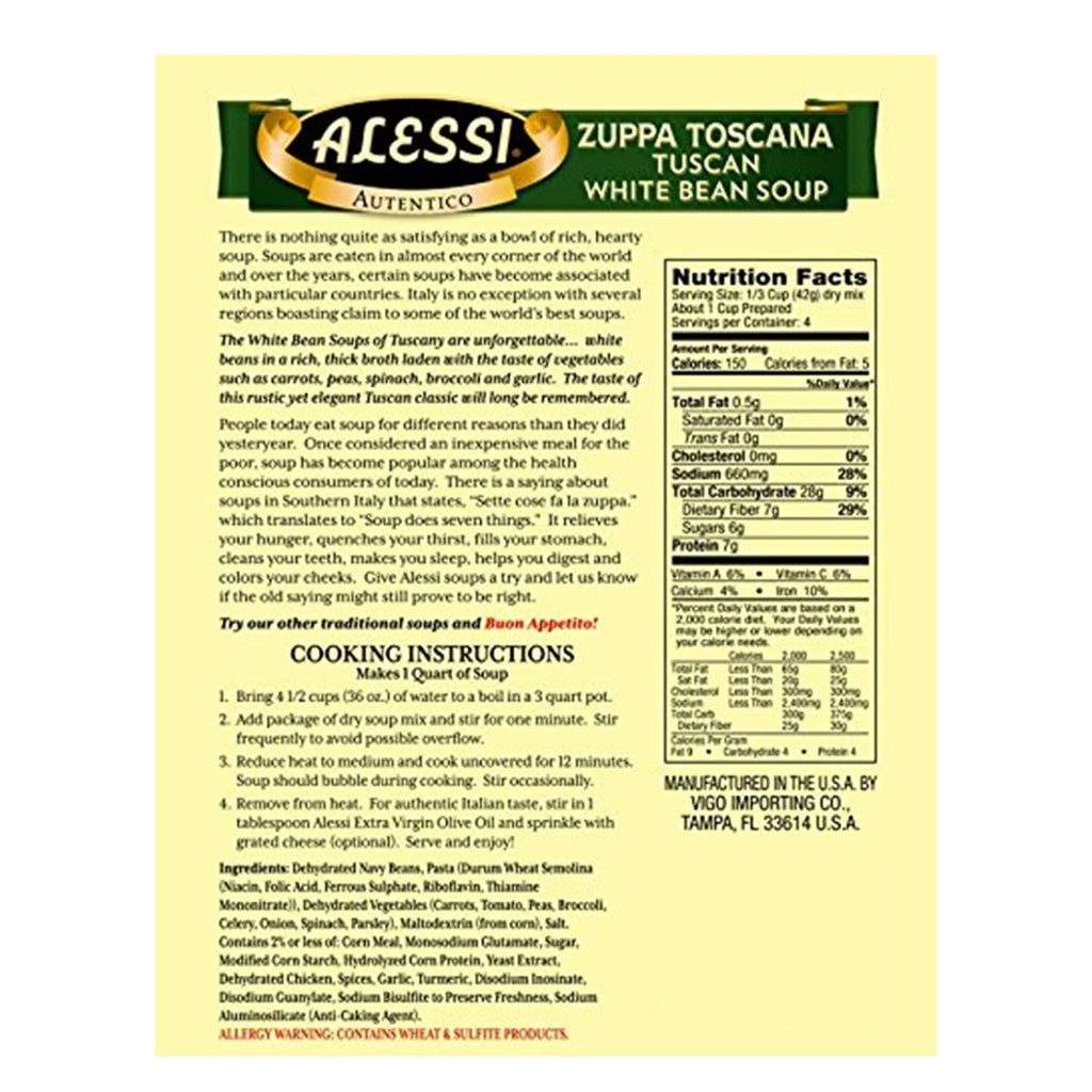 Alessi Autentico Premium Soups, Traditional Flavors, 6oz (Chicken Noodle, Pack of 6)