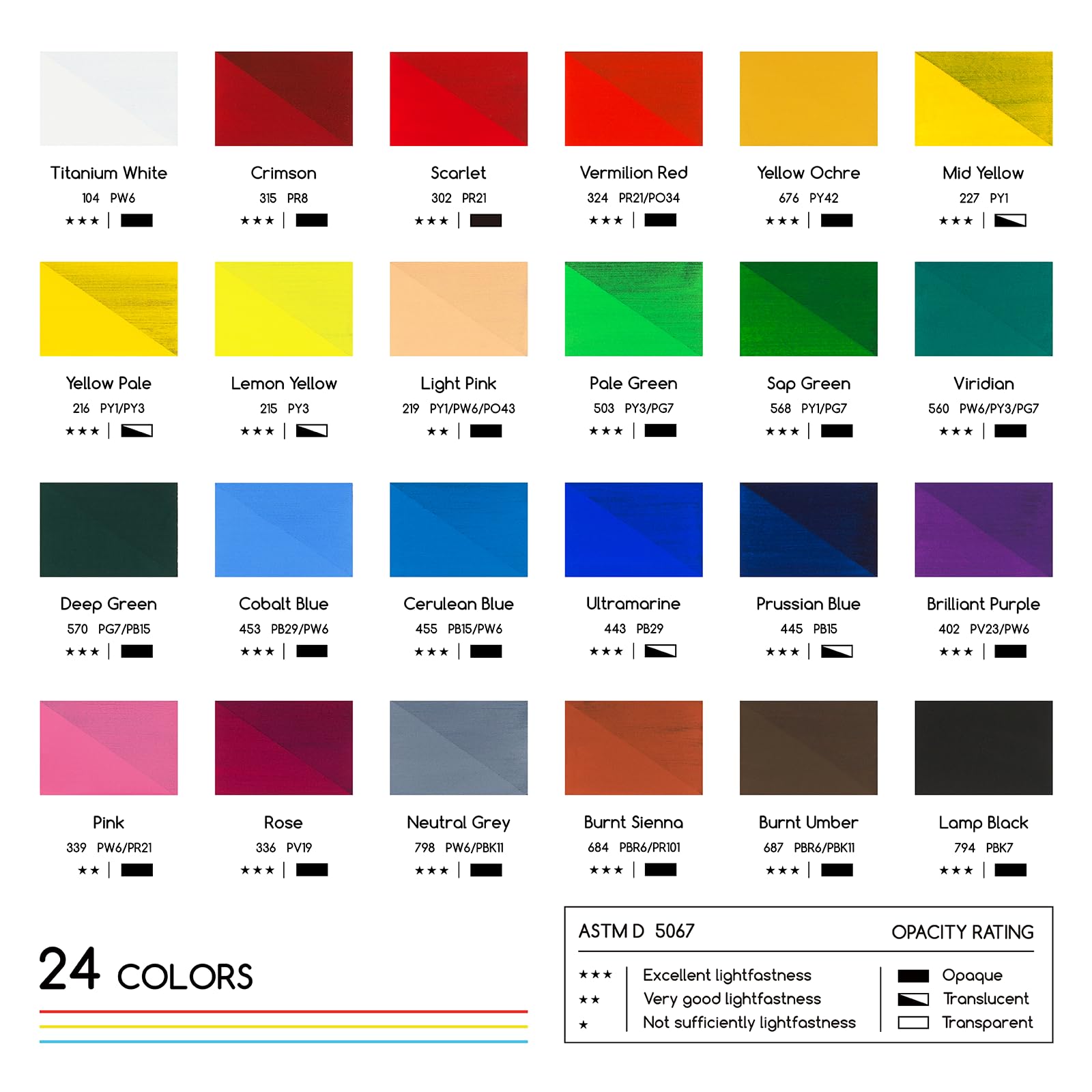MEEDEN Gouache Paint Tube Set - 12 x 12ml (0.4 oz) Colors Art Paint Supplies for Artists Students Beginners - Rich Pigment Art Paints for Canvas Painting