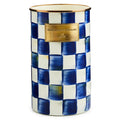 MACKENZIE-CHILDS Enamel Utensil Holder, Stylish Kitchen Countertop Organizer, Wild Rose Brown