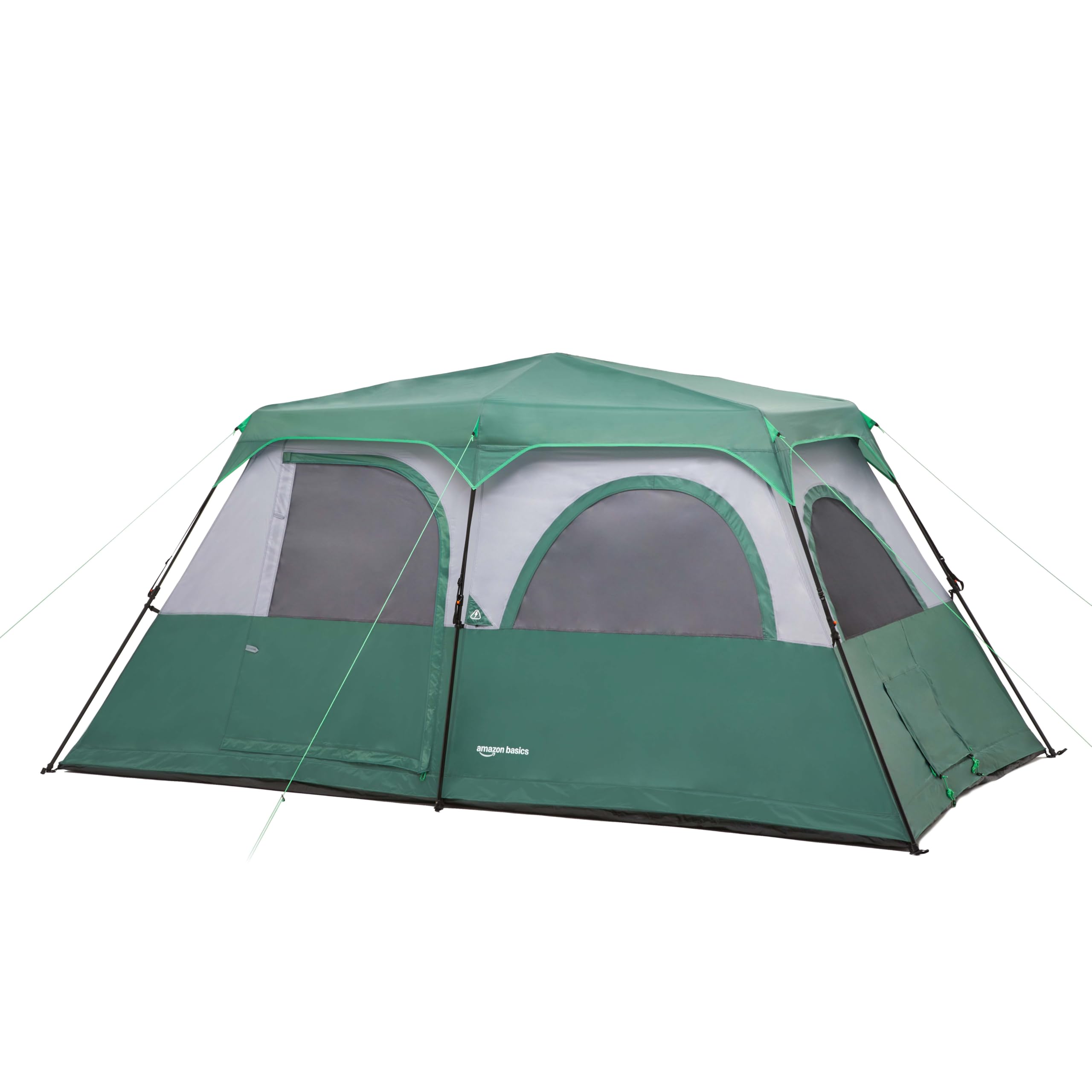 Amazon Basics Instant Camping Tent with Rainfly, Weather-Resistant, Quick Setup