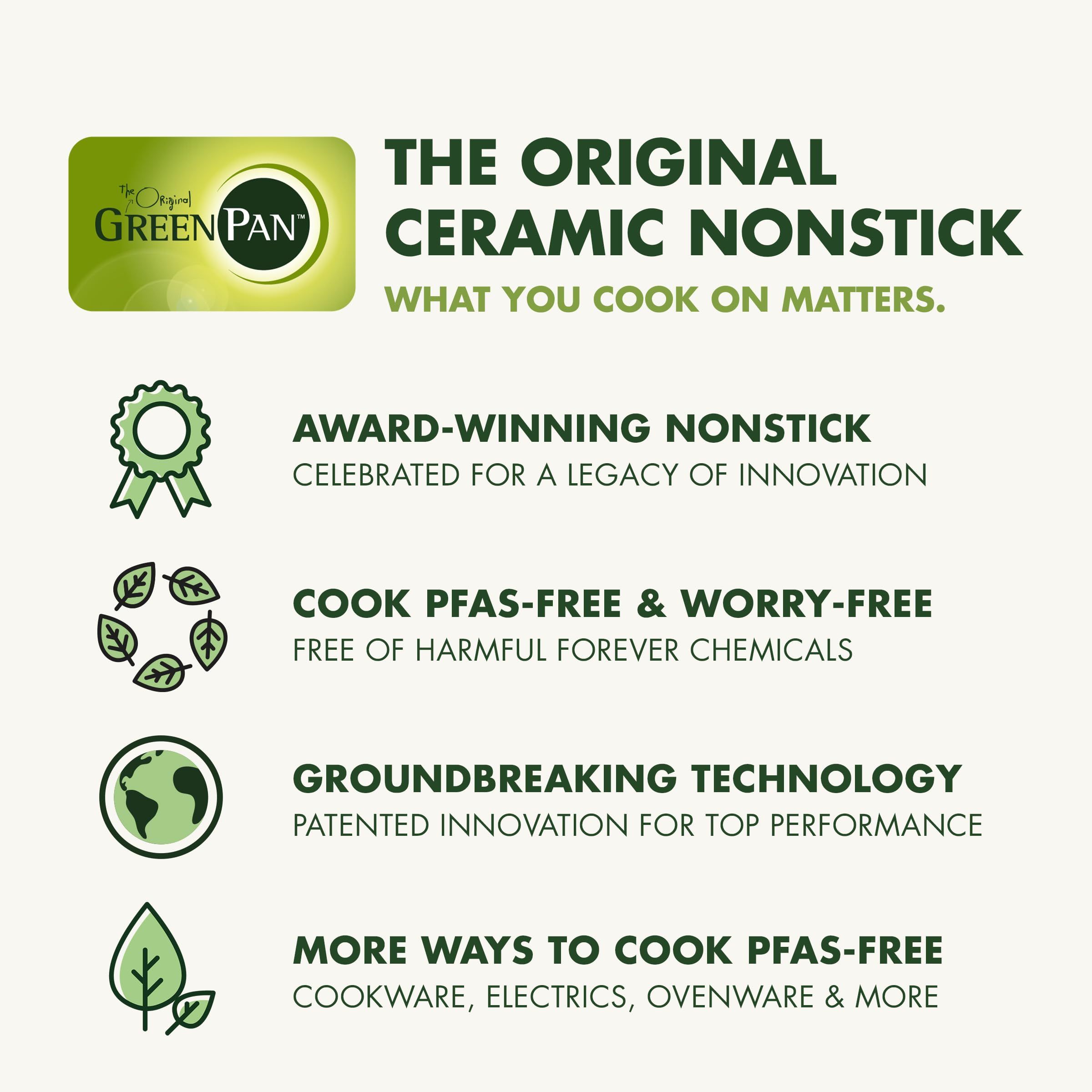 GreenPan Hybrid 9.5” & 11” Nonstick Stainless Steel Frying Pan Set, APEX Tri-Ply Thermobond PFAS-Free Ceramic Skillets, Induction & All Cooktop Compatible, Oven Temp to 850°F, Dishwasher Safe, Gold