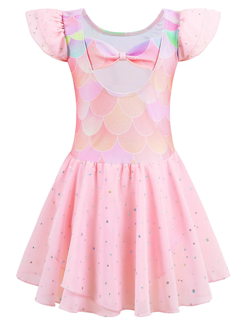 Mecceos Ballet Leotards for Girls Toddler Dance Leotards Short/Long Sleeve Skirt Ballerina Outfits