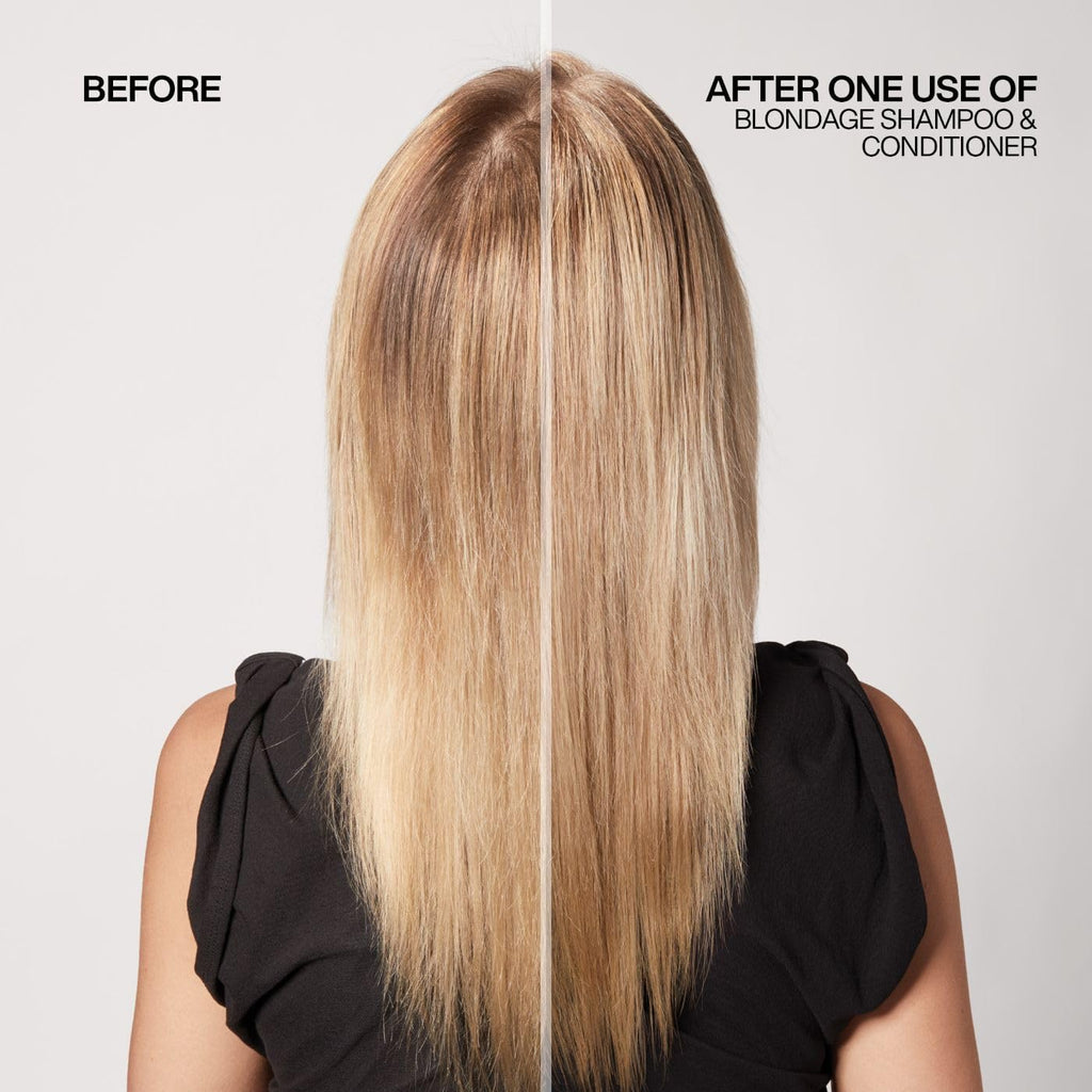 Redken Blondage Color Depositing Purple Conditioner For Blonde Hair - Tones & Moisturizes Brassy Hair