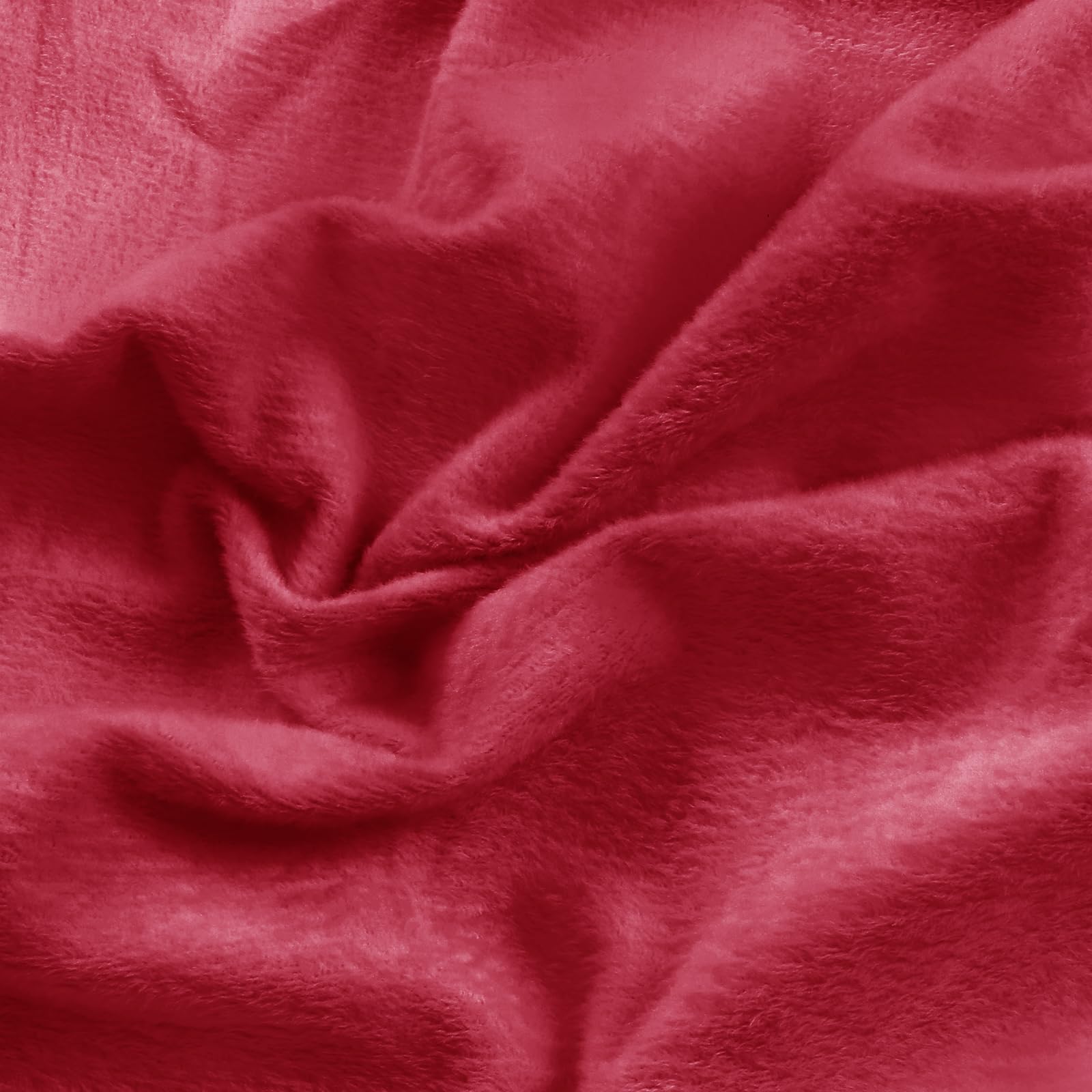 Entisn Minky Fabric by The Yard, 1 Yard x 60 Inch Wide Pre-Cut Fleece Fabric Beige Cuddle Minky, Solid Soft Plush for Blanket, Pillow Cover, Scarf, Sewing
