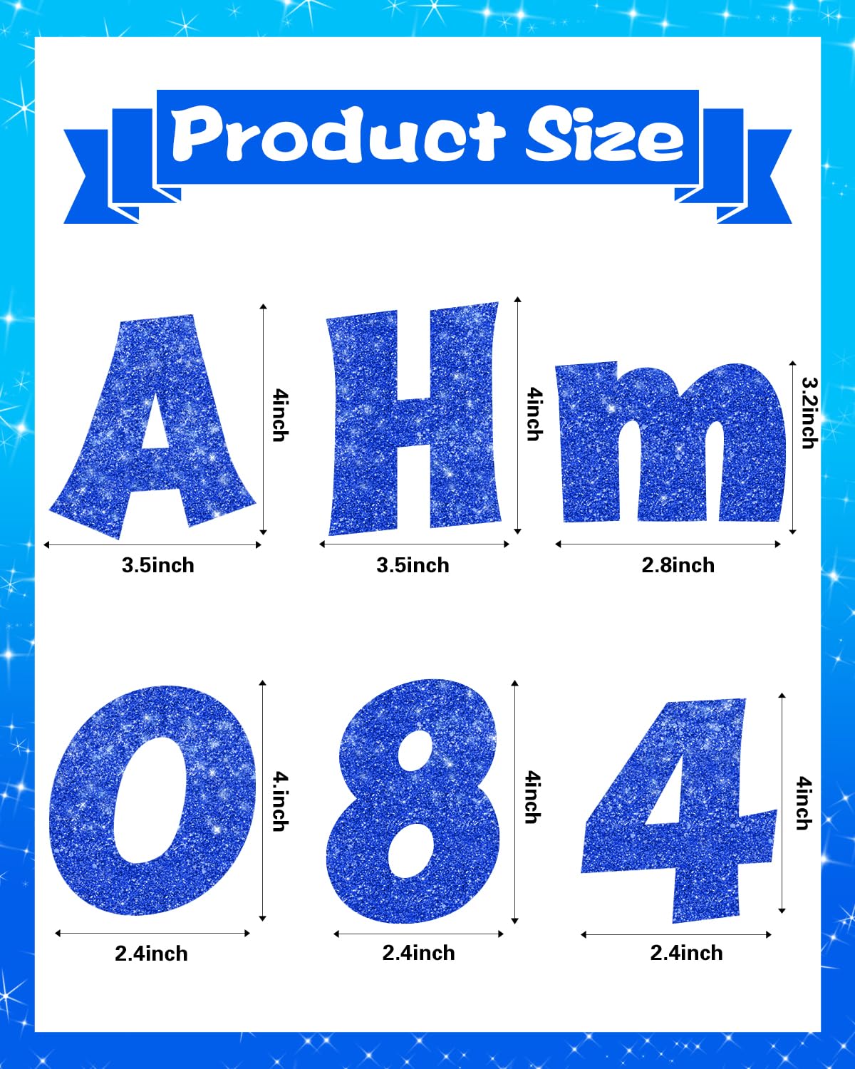 237 Pcs Glitter Bulletin Board Letters, Numbers and Punctuation, Poster Board Letters Alphabet Cut Out Cardboard Letters Accessories for Classroom Display Decorating Supplies 4inch (Black)
