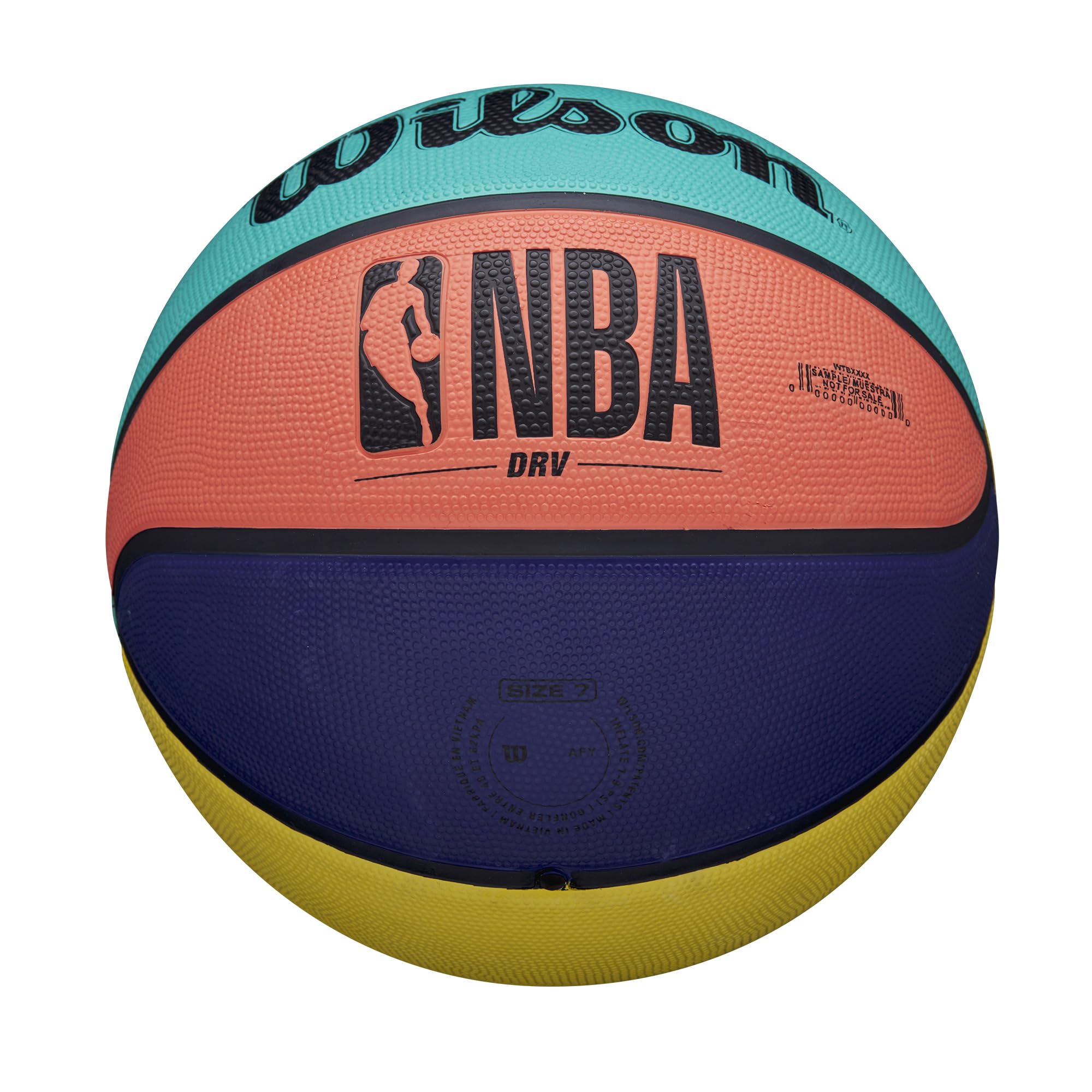 WILSON NBA DRV Outdoor Basketball - Indigo/Beige, Size 5-27.5"