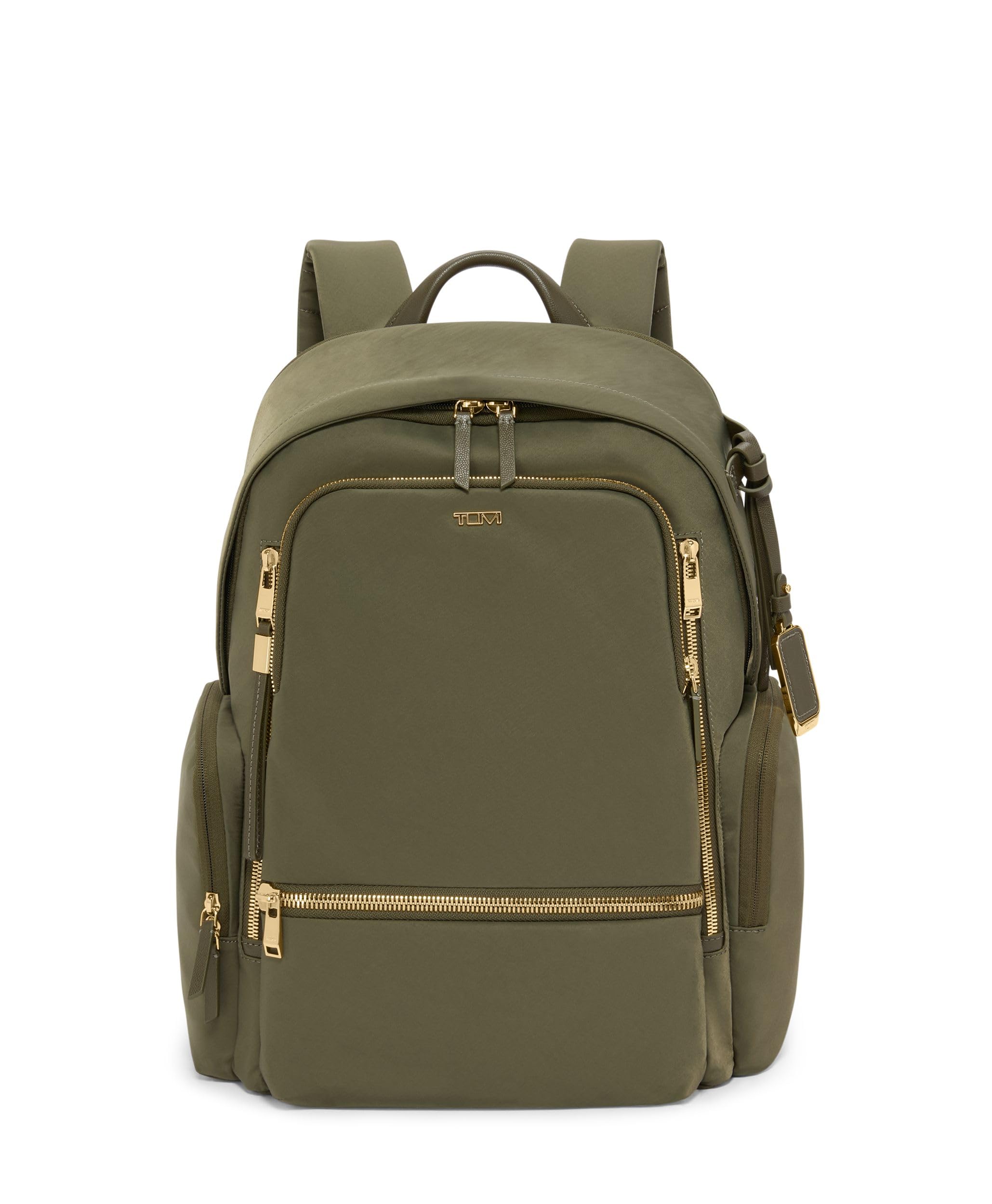 TUMI - Voyageur Celina Backpack - Women's Work and Travel Bag - 16.0" X 10.6" X 6.5" - Holds Up to 16" Laptop - Black & Gold Hardware