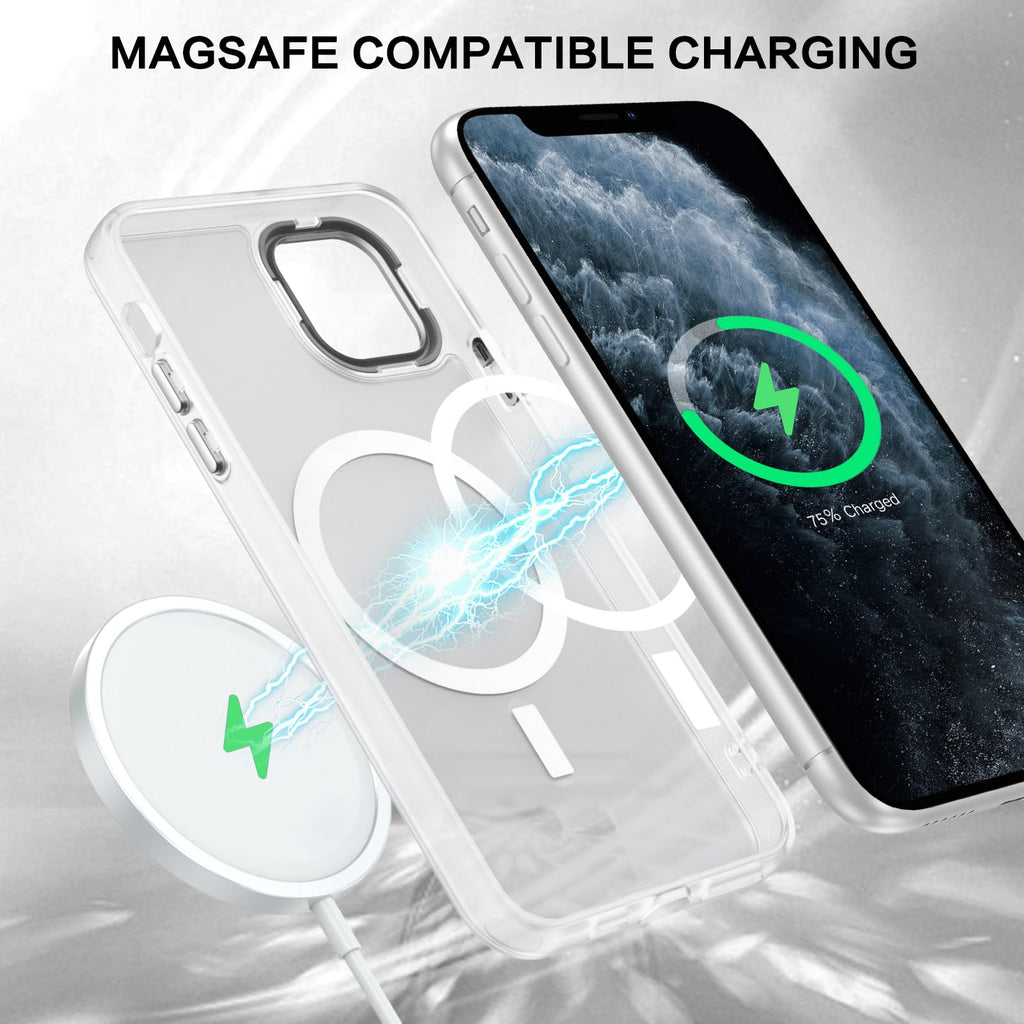 BENTOBEN for iPhone 11 Pro Case 2019 [Compatible with Magsafe] Translucent Matte Magnetic Phone Case iPhone 11 Pro 5.8" Slim Thin Shockproof Bumper Women Men Protective Cases Cover, Black